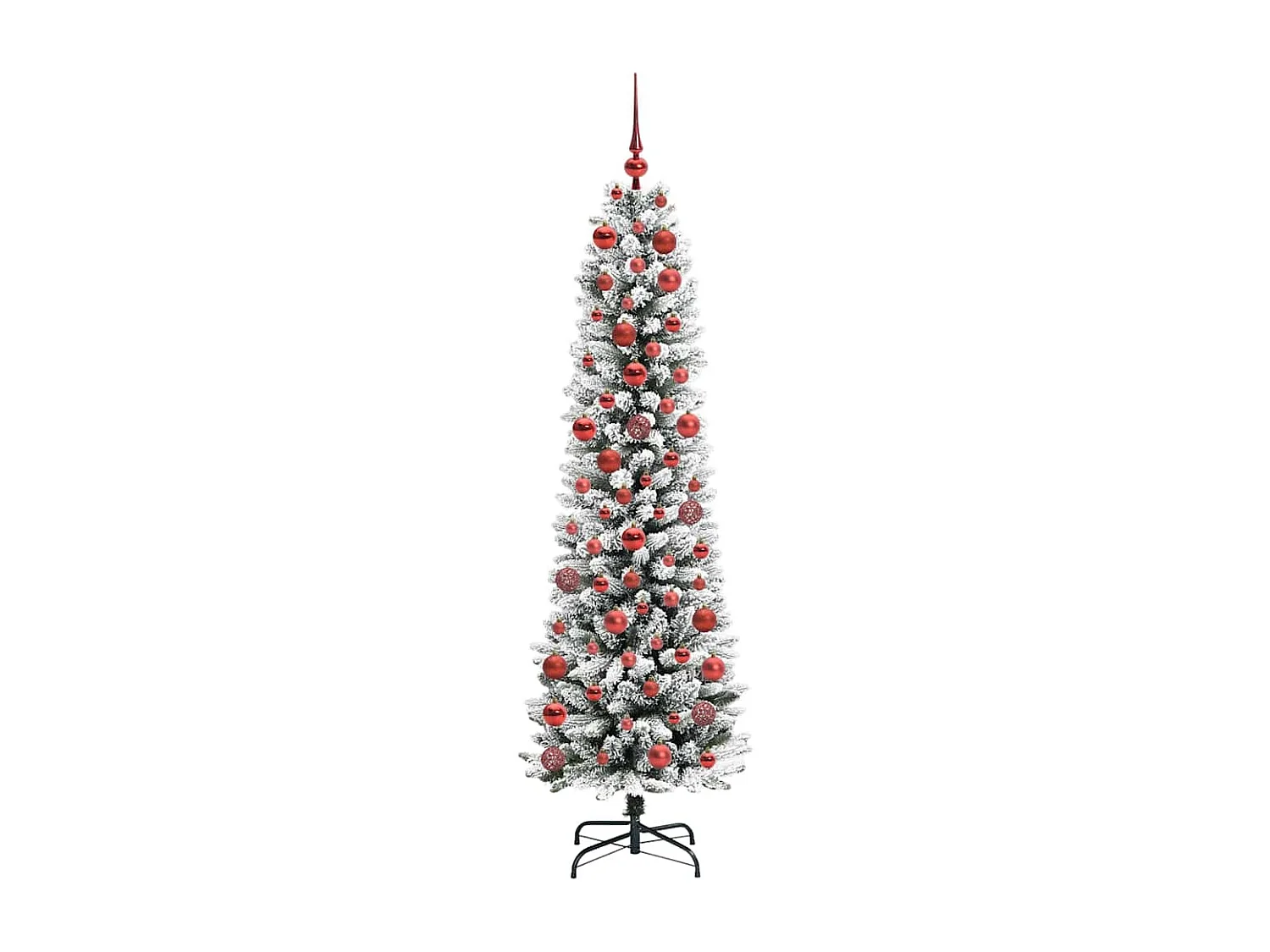 Albero di Natale artificiale con 300 LED verde e bianco 180 cm