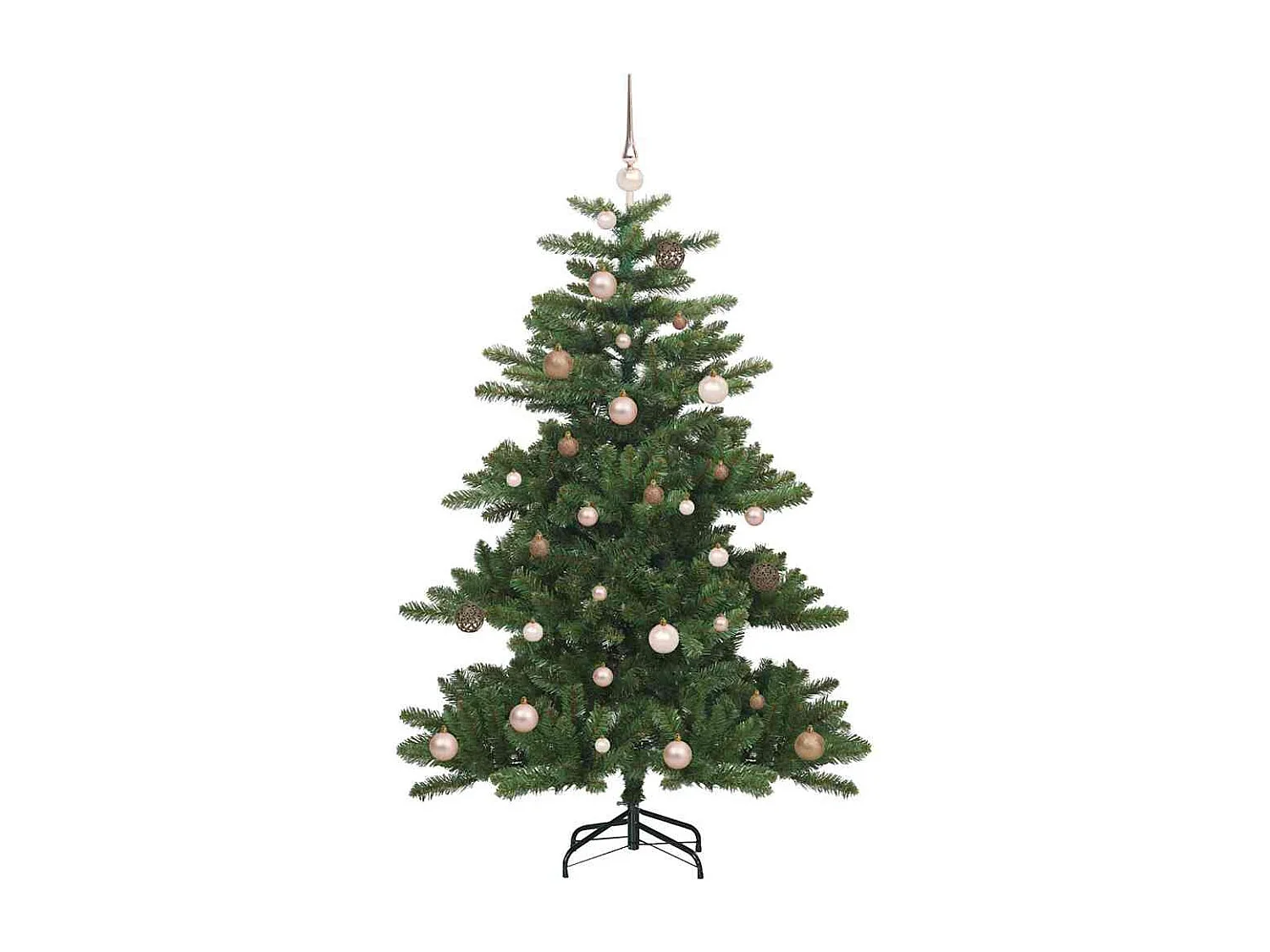 Albero di Natale artificiale con rami articolati 150 cm PVC