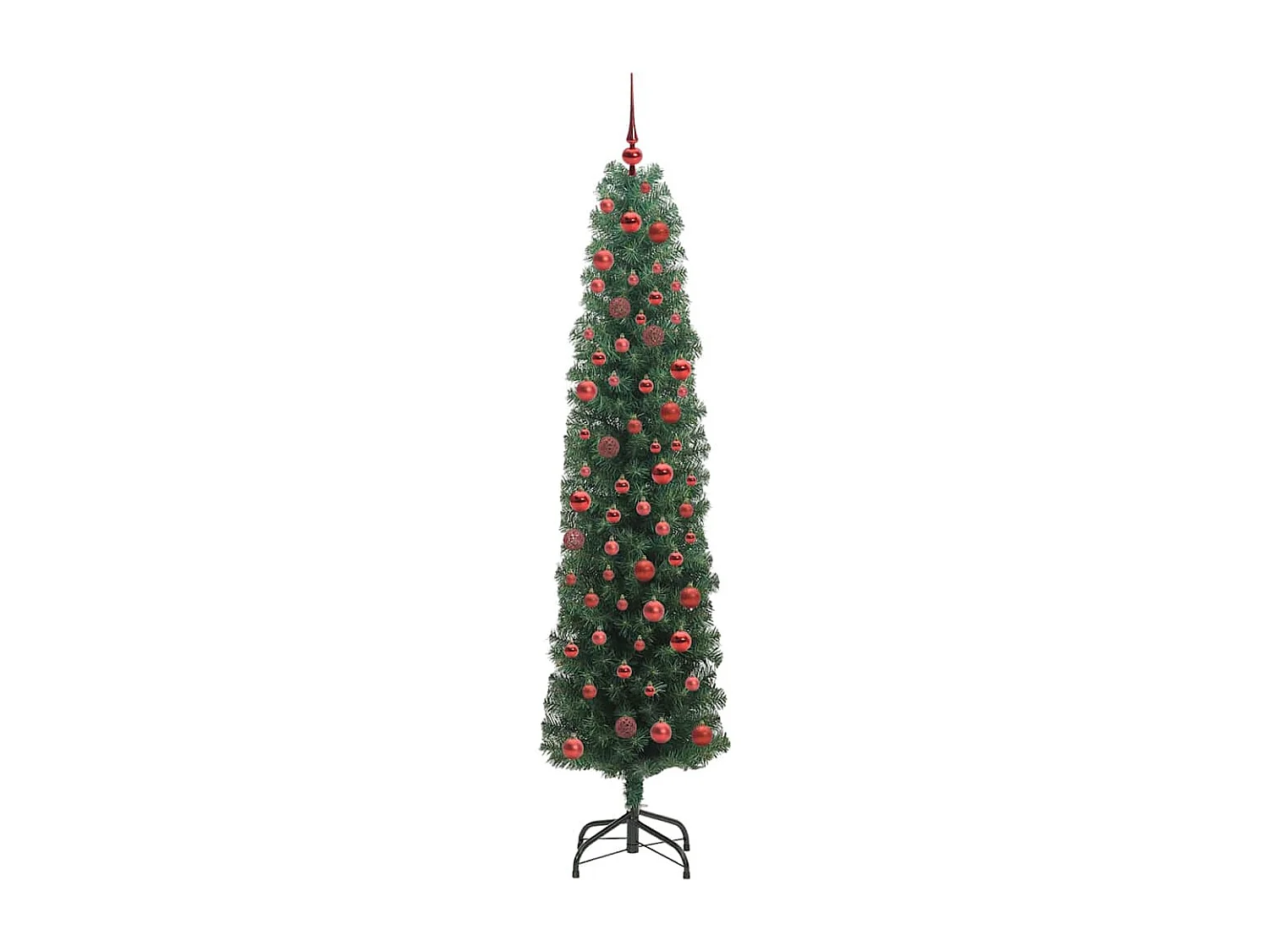 Sapin de Noël artificiel Vert 180 cm PVC et acier et plastique
