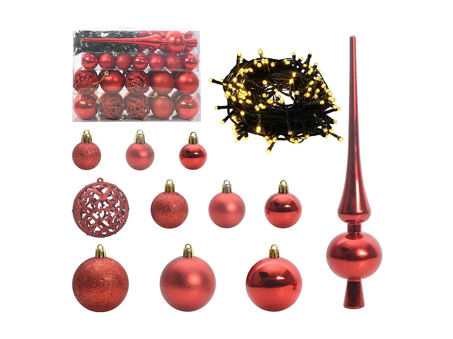 Sapin de Noël artificiel Vert 180 cm PVC et acier et plastique