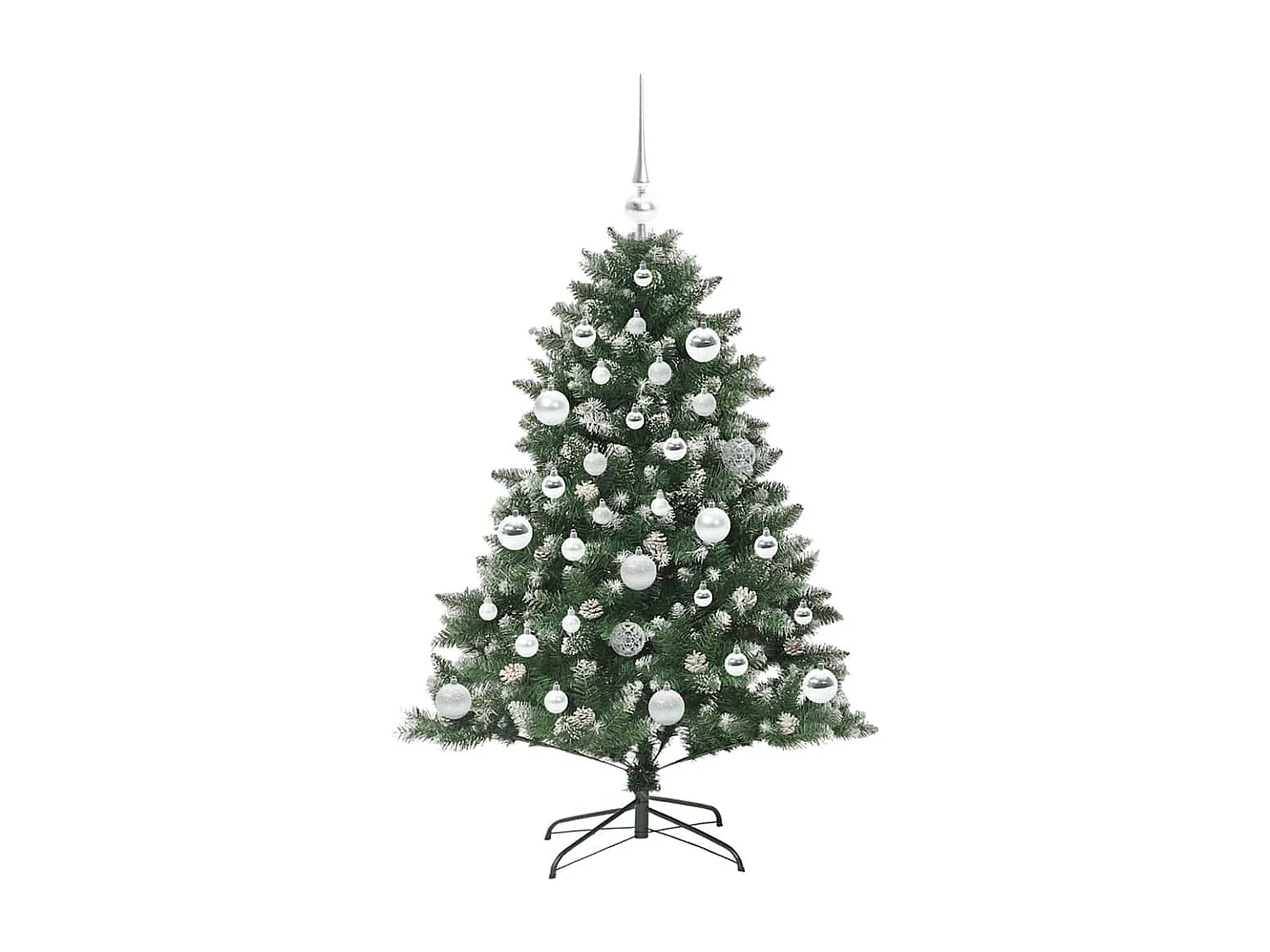 Albero di Natale artificiale con 150 LED Verde 85 x 85 x 120 cm