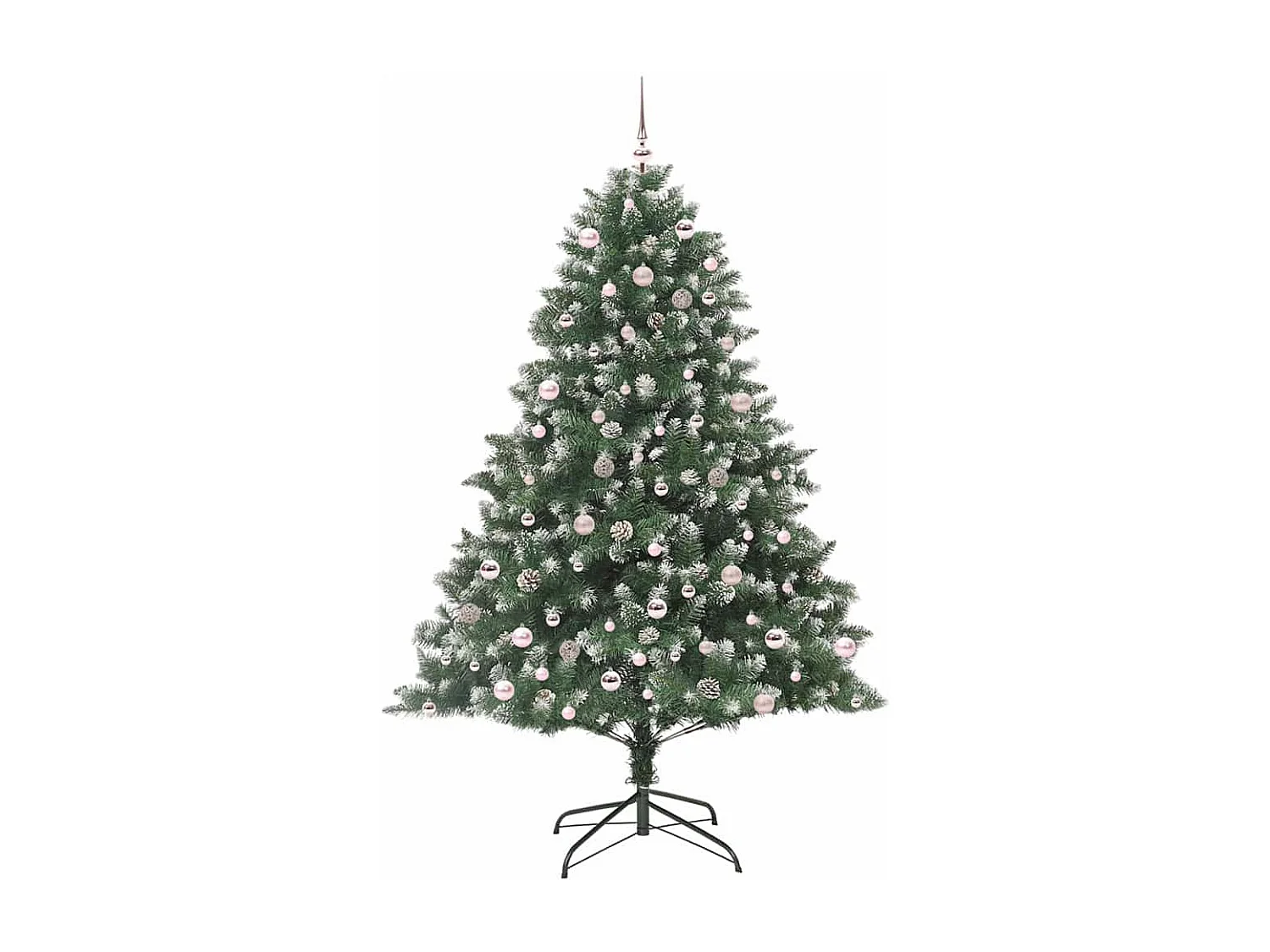 Kunstkerstboom met 300 LED's Groen 160 x 160 x 240 cm