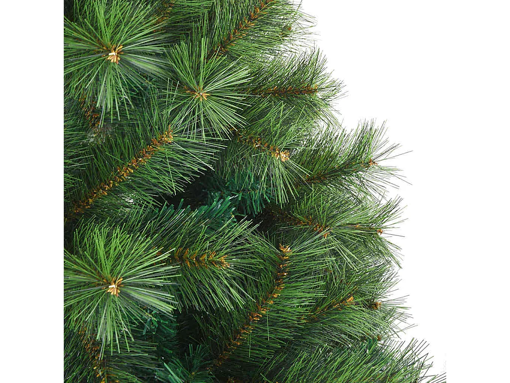 Albero di Natale artificiale con 300 LED Verde 180 cm PE e PVC