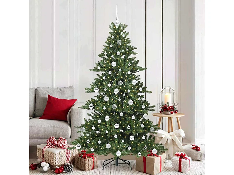 Sapin de Noël Artificiel à Branches Articulées 180 cm PVC