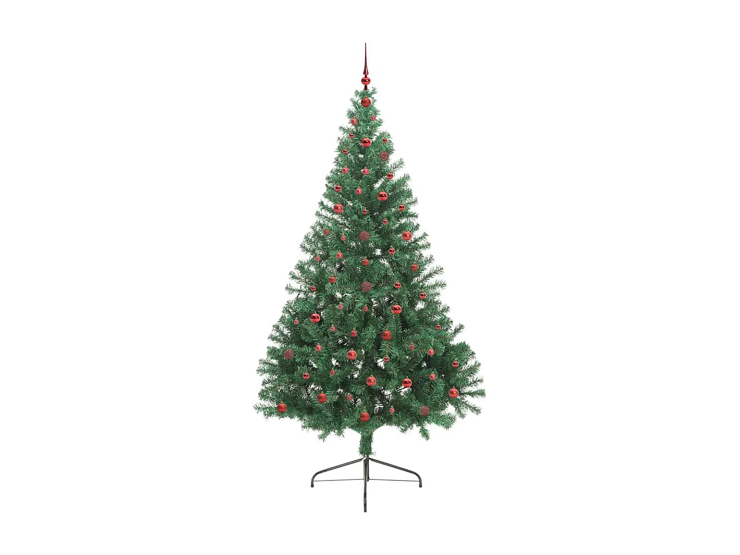Sapin de Noël artificiel pré-éclairé Vert 240 cm PVC