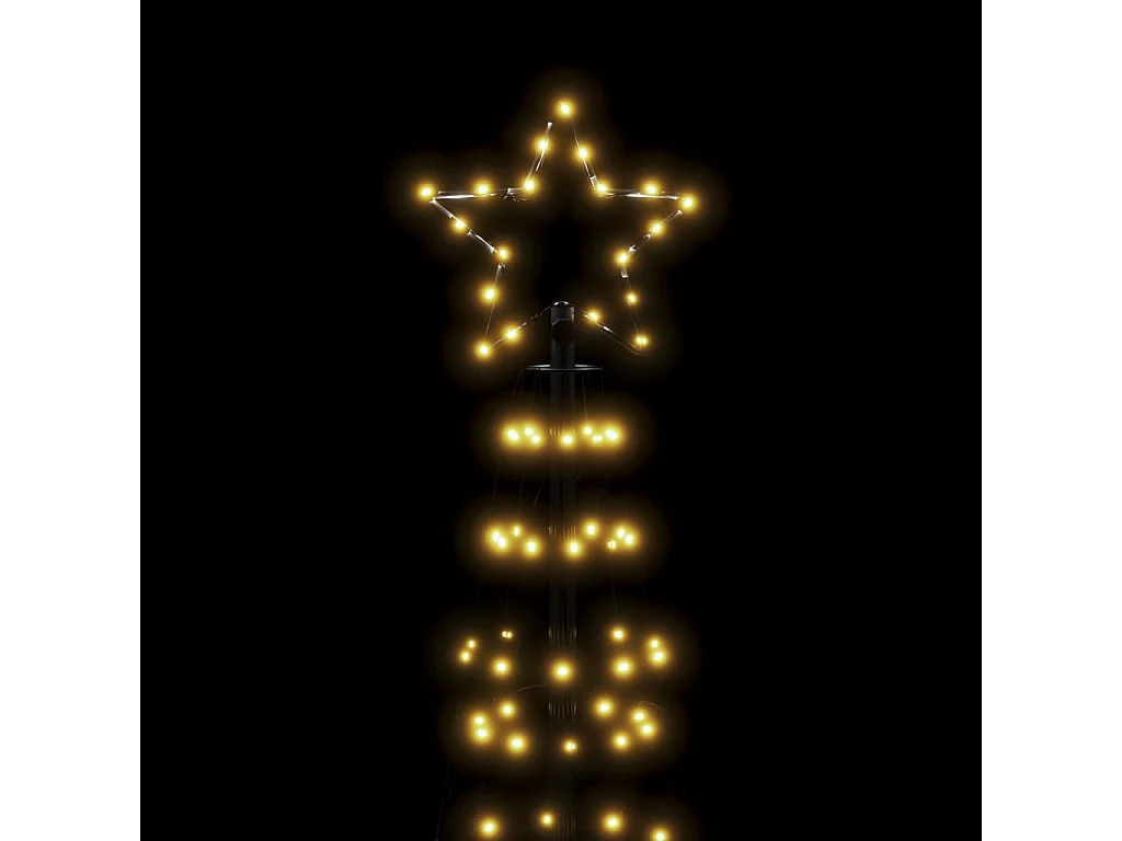 LED-kerstboom met palen 570 warmwitte LED's 300 cm