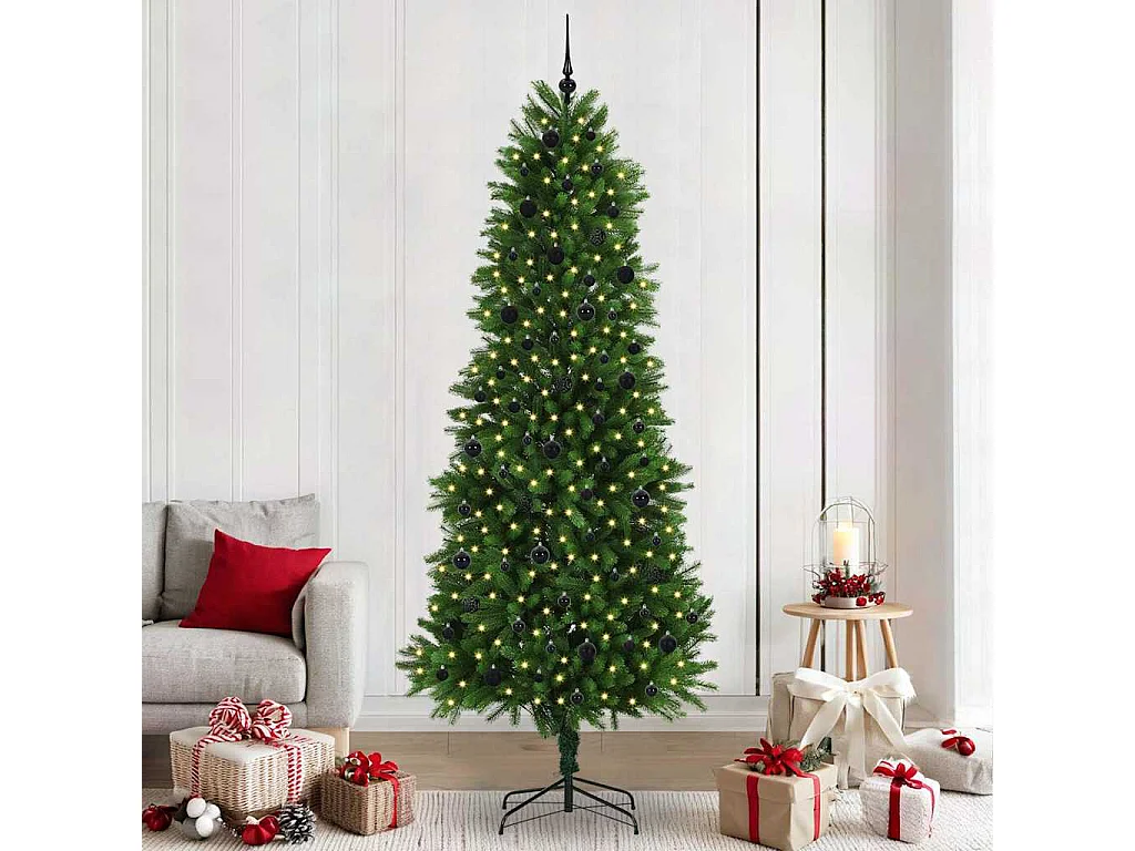 Kerstboom met 300 LED's met standaard Groen 240 cm PE