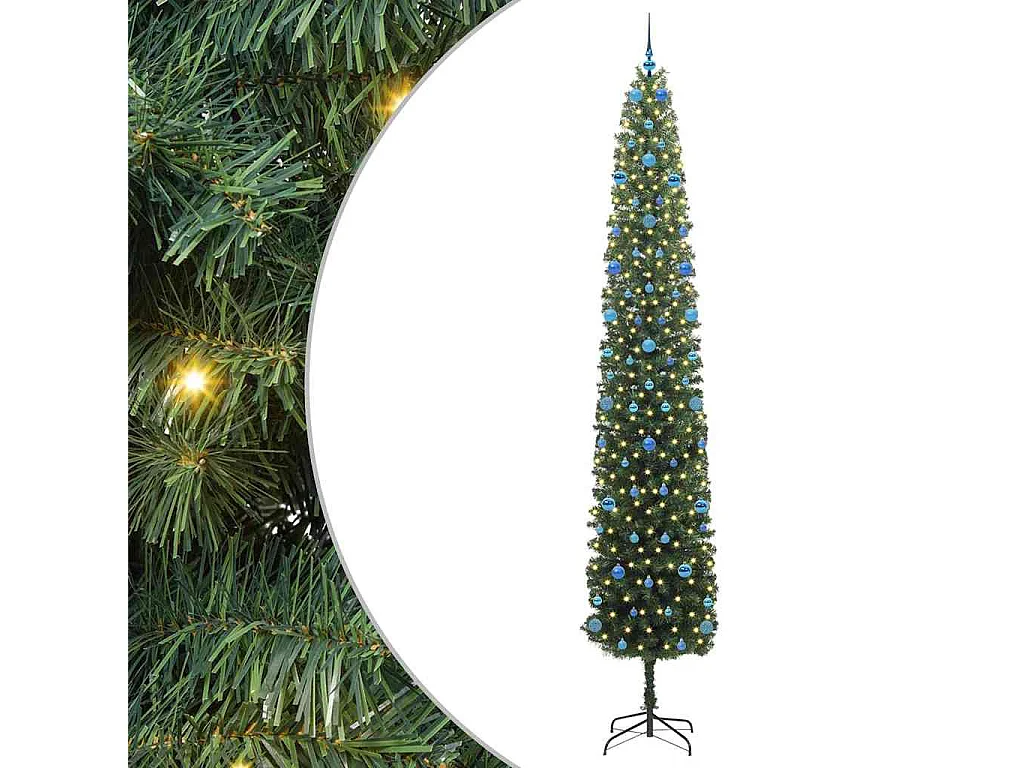 Albero di Natale artificiale Verde 300 cm PVC e acciaio e plastica