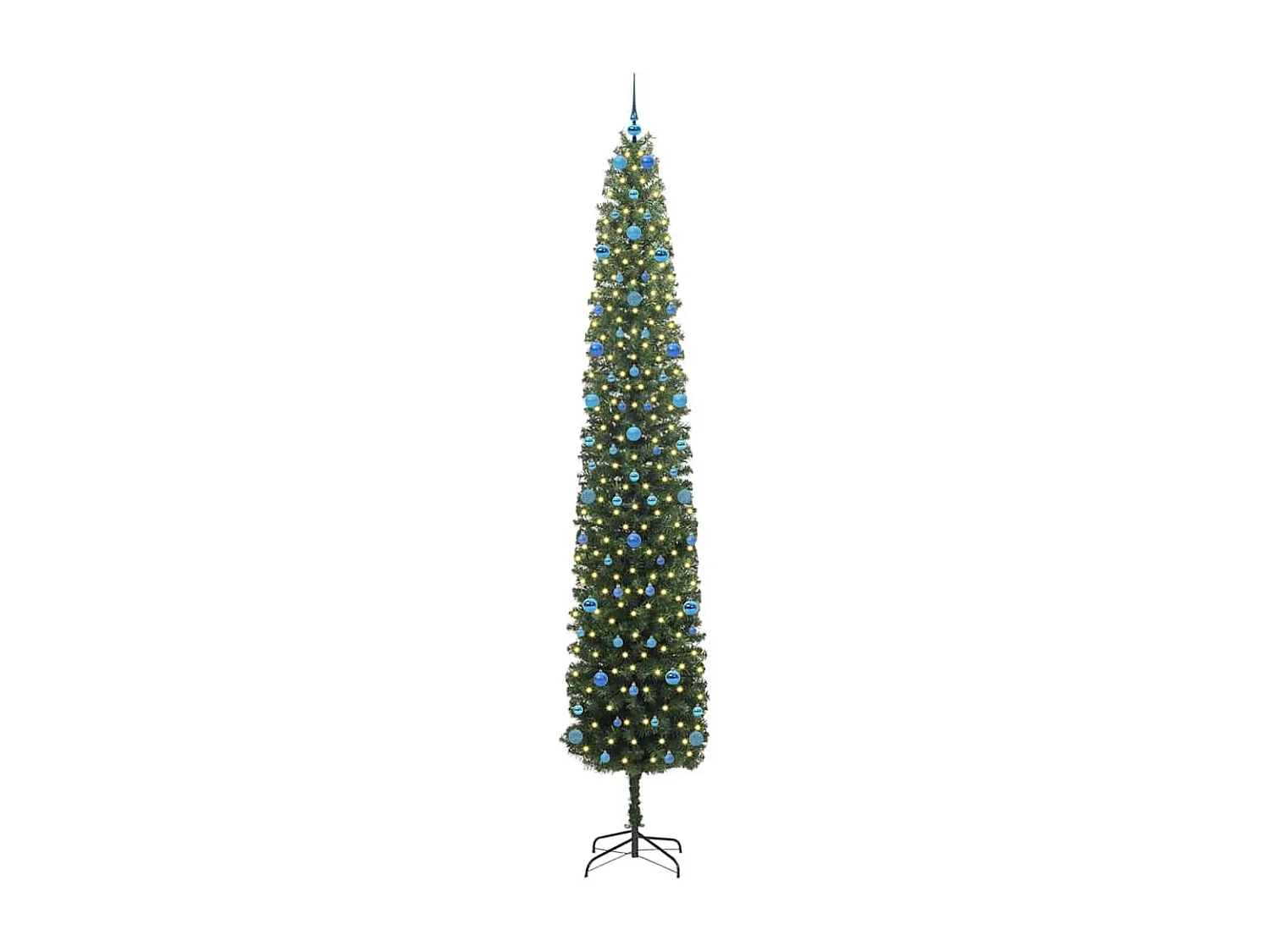 Albero di Natale artificiale Verde 300 cm PVC e acciaio e plastica