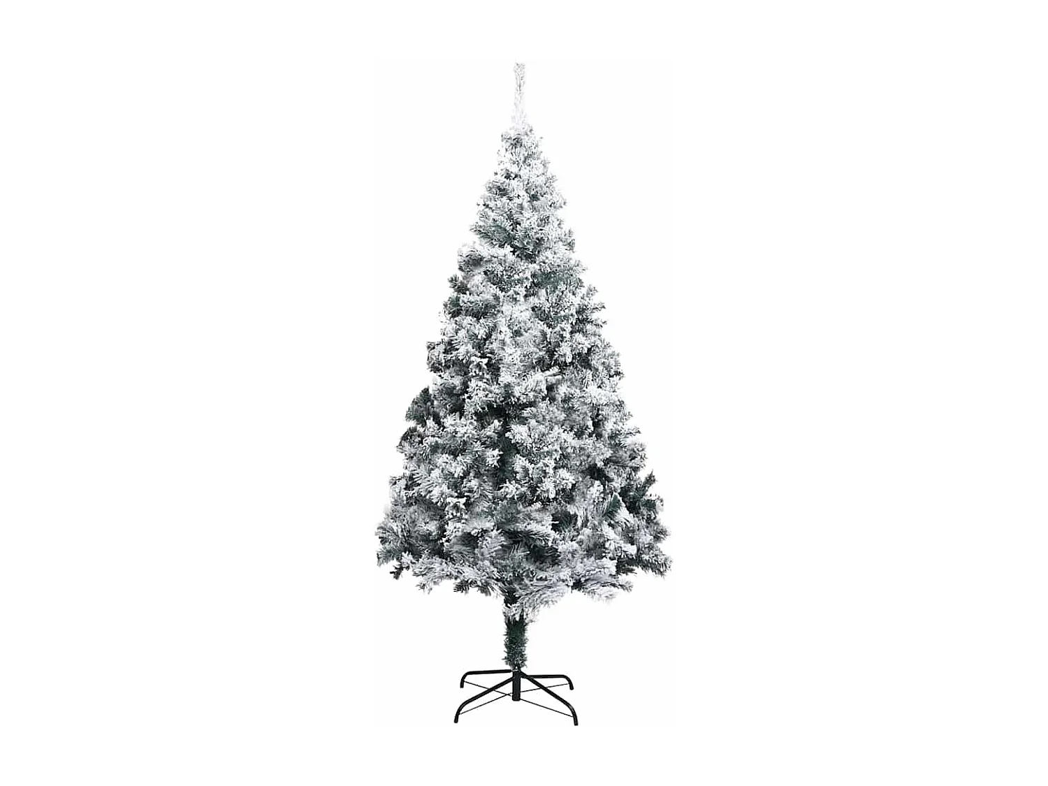 Künstlicher Weihnachtsbaum Grün 240 cm PVC, Stahl und Kunststoff