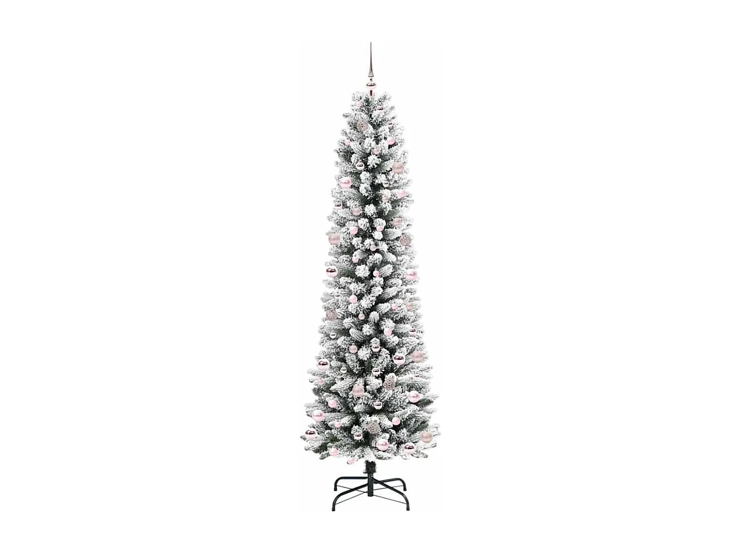 Albero di Natale artificiale con 300 LED verde e bianco 240 cm