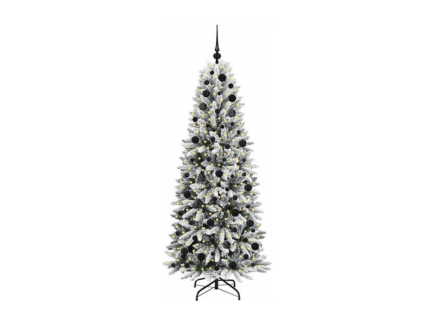 Sapin de Noël artificiel avec 300 LED Blanc 73 x 73 x 180 cm