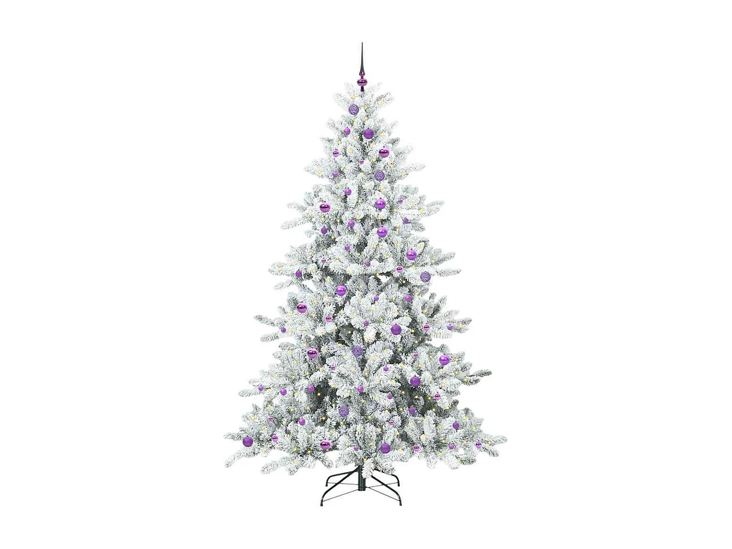 Künstlicher Weihnachtsbaum mit beweglichen Zweigen 240 cm PVC