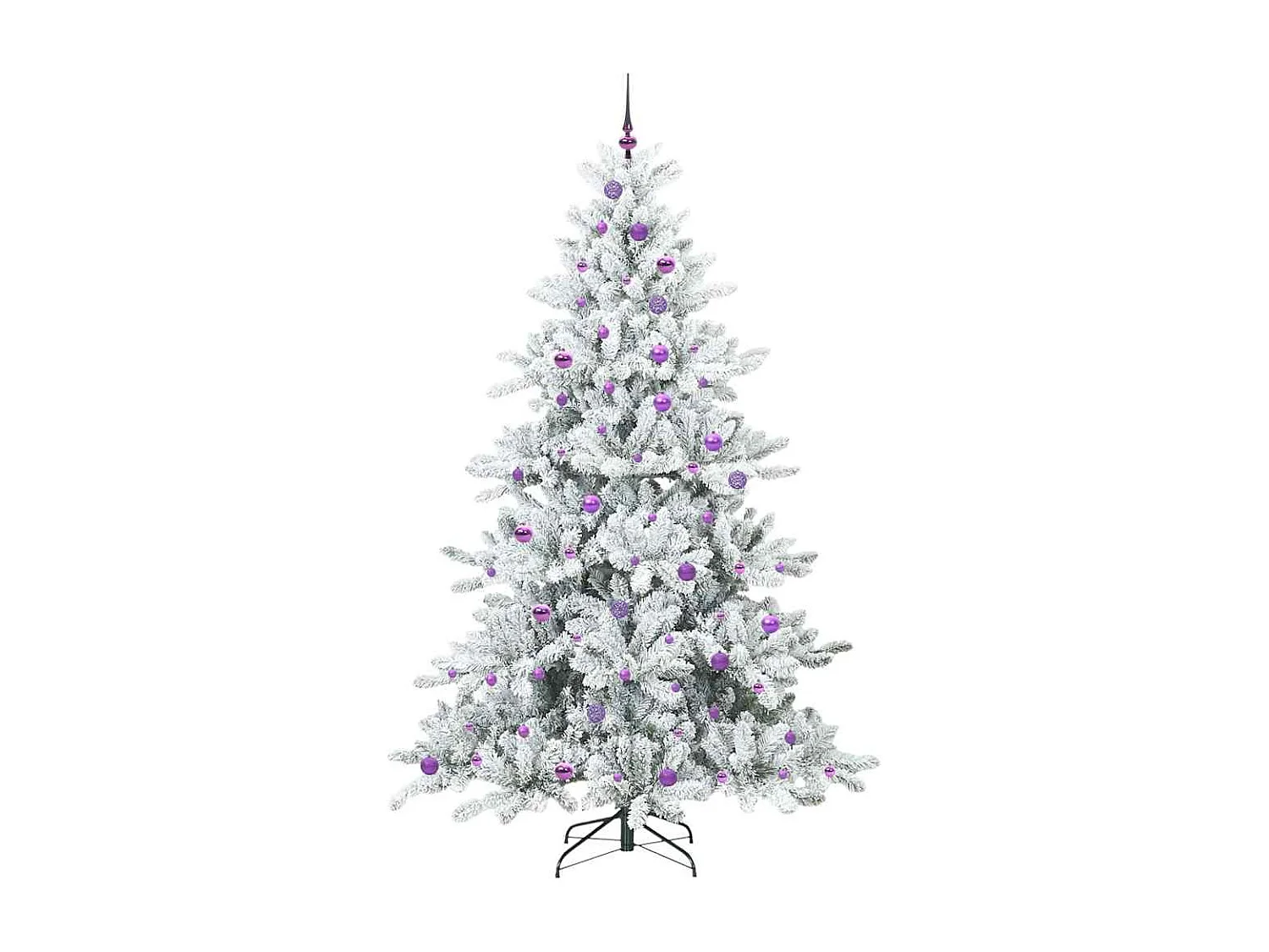 Künstlicher Weihnachtsbaum mit beweglichen Zweigen 240 cm PVC