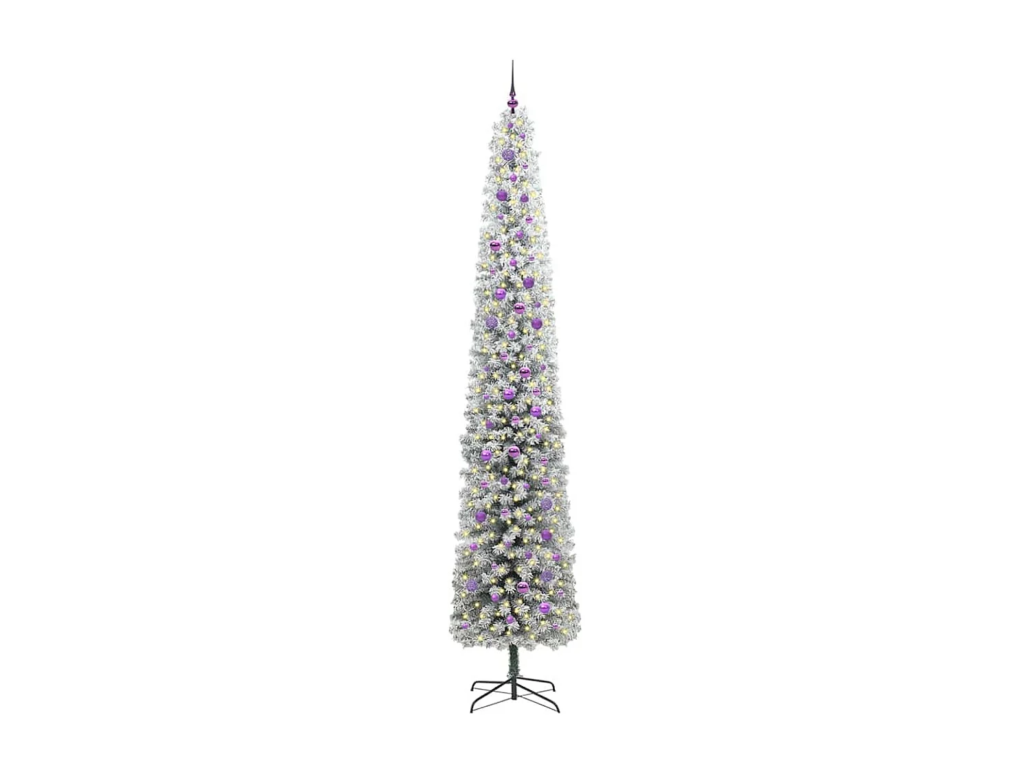 Kunstkerstboom Groen 300 cm PVC en staal en kunststof