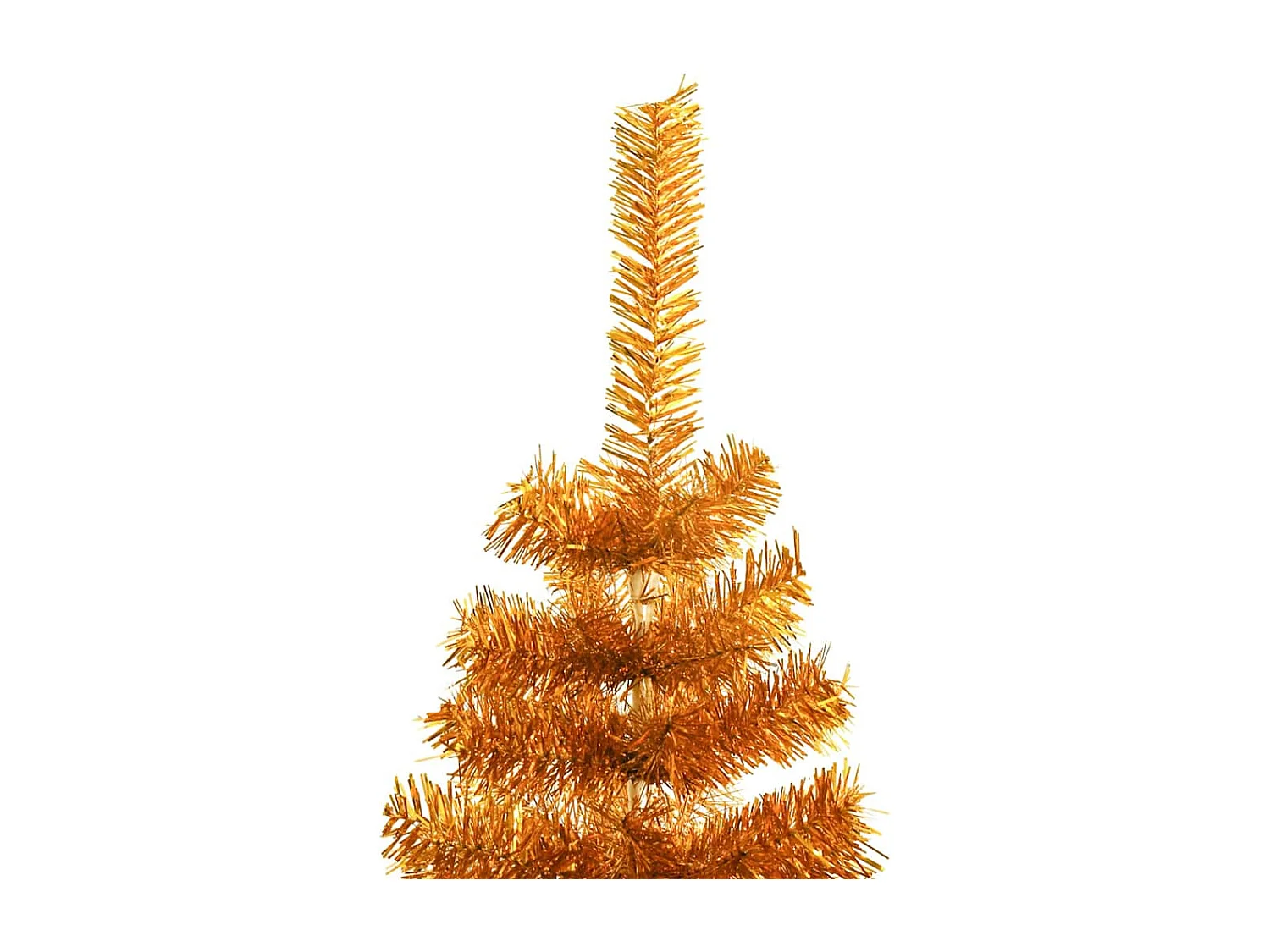 Kerstboom met 150 LED's met standaard Goud 120 cm PET