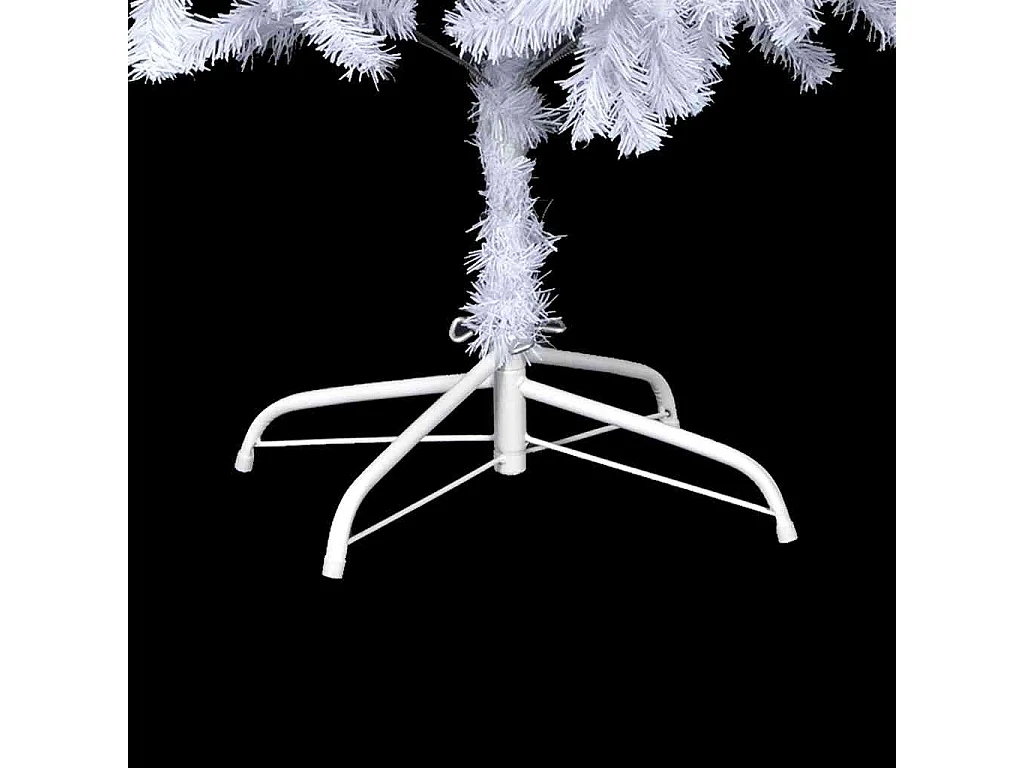 Voorverlichte kunstkerstboom/kerstballen 210 cm 910 takken