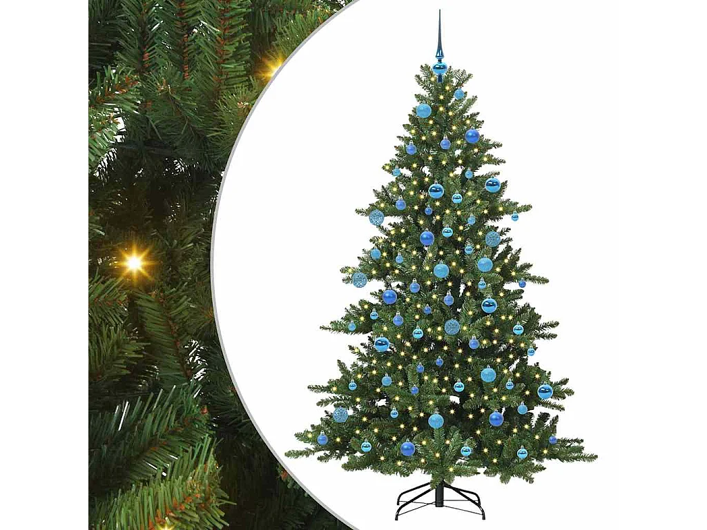 Sapin de Noël Artificiel à Branches Articulées 180 cm PVC