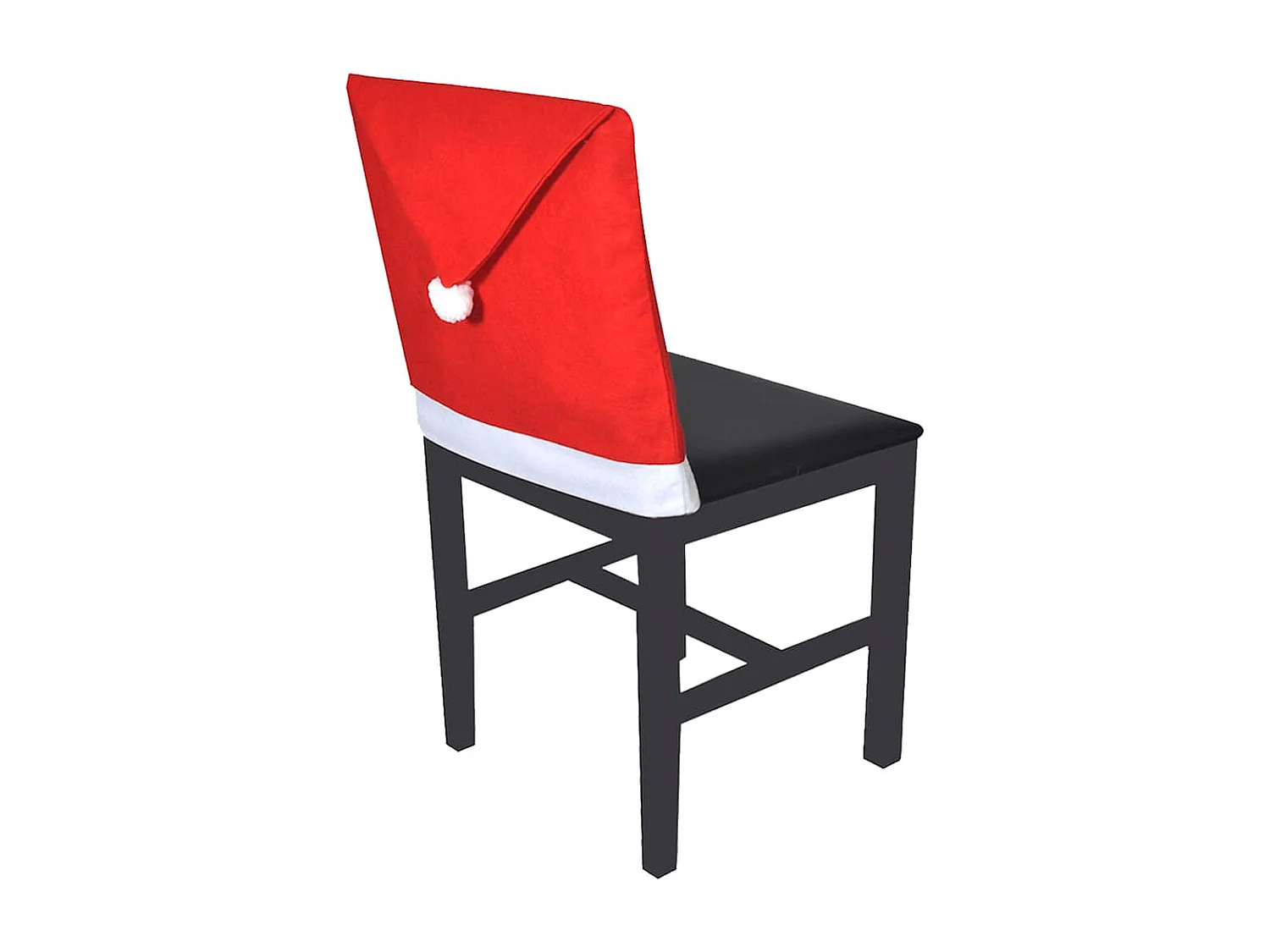 Housses de dossier de chaise 6 pcs Bonnet de Père Noël