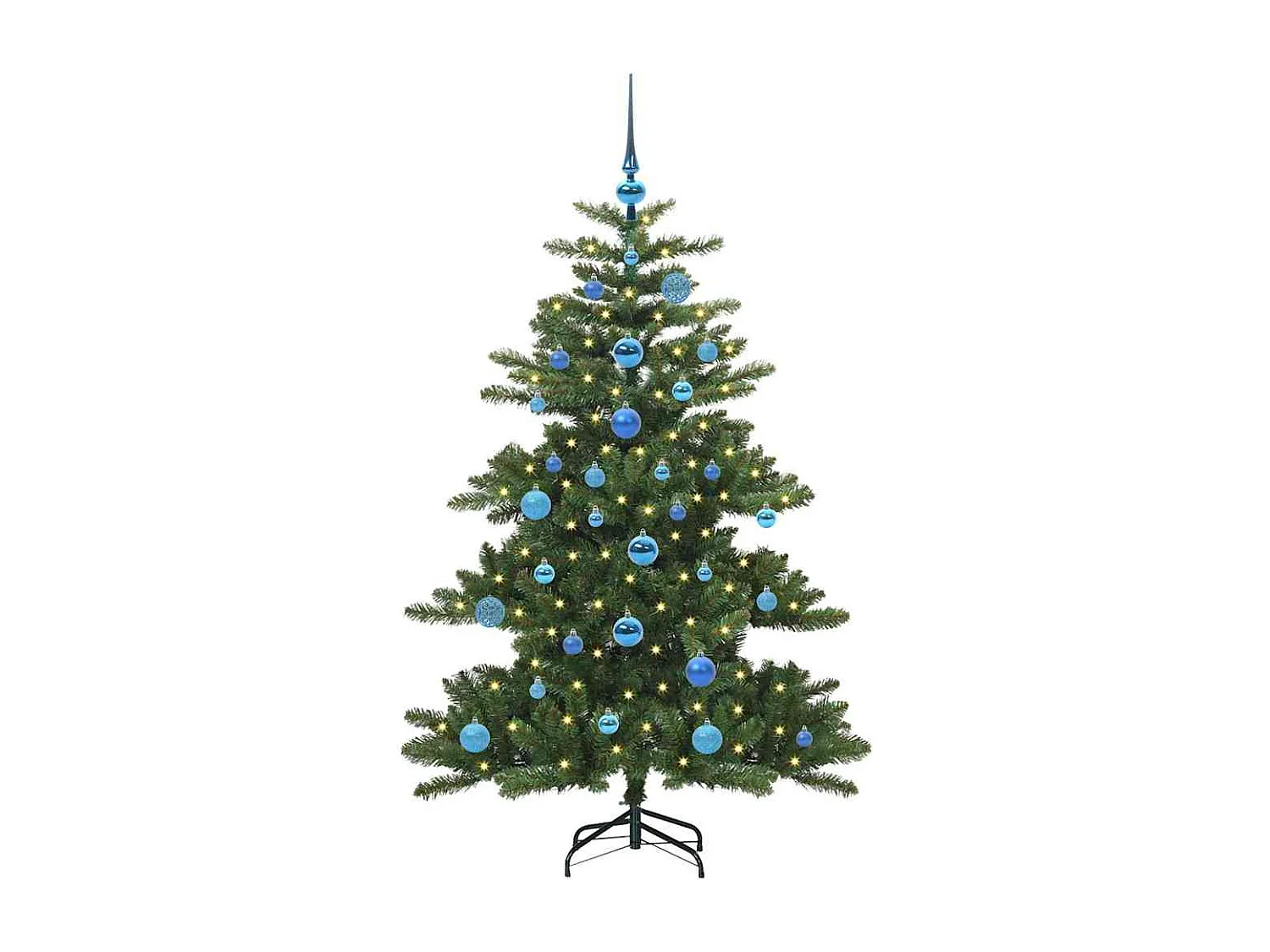 Kunstkerstboom met scharnierende takken 150 cm PVC