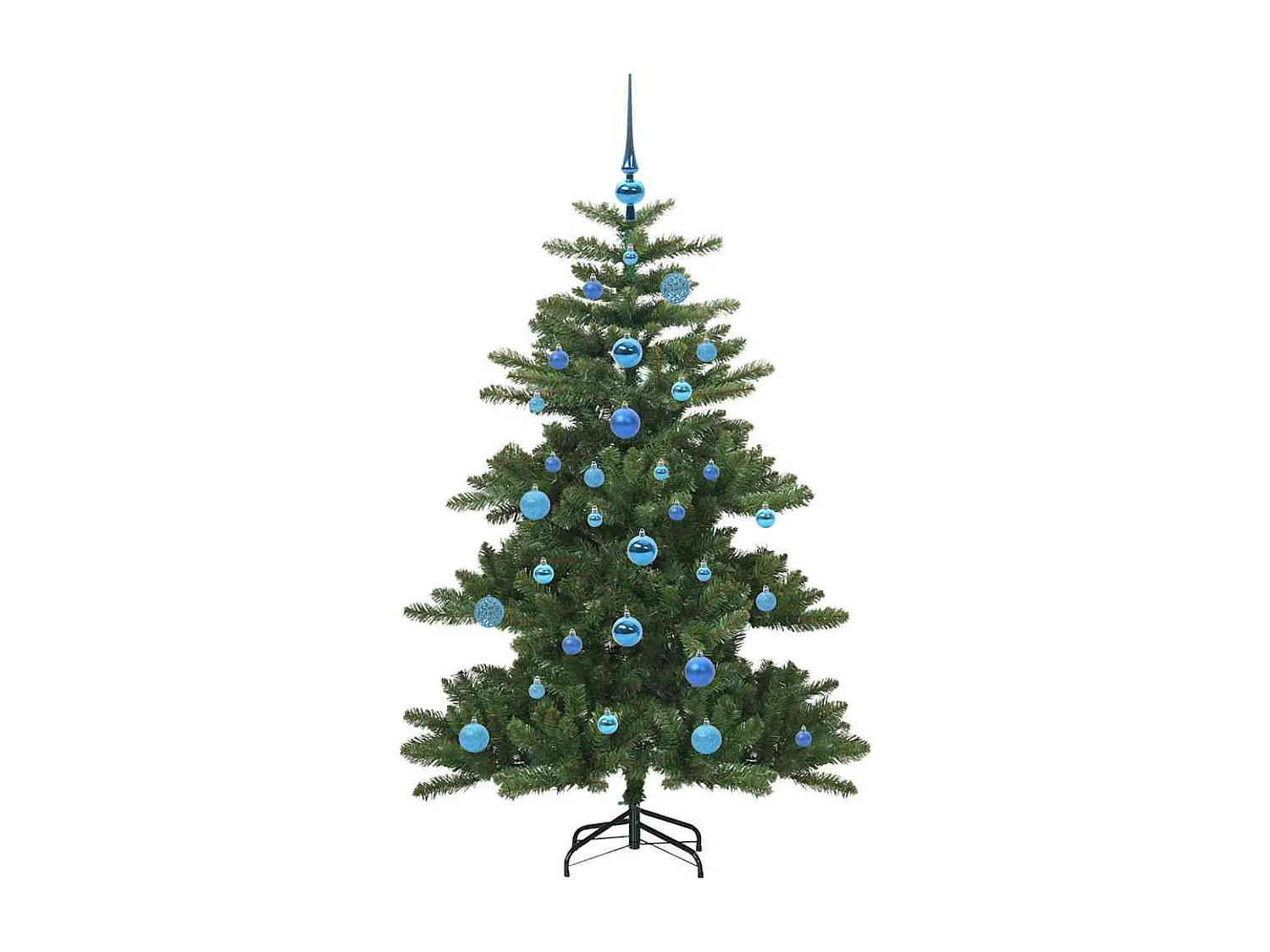 Kunstkerstboom met scharnierende takken 150 cm PVC