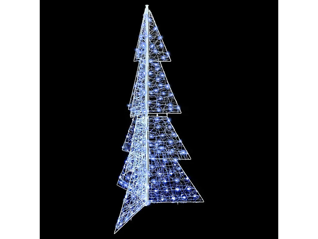 Sapin de Noël avec 240 LED Blanc Froid 180 cm Acrylique