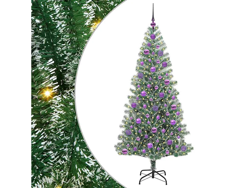 Sneeuwvlok Kunstkerstboom met LED-licht