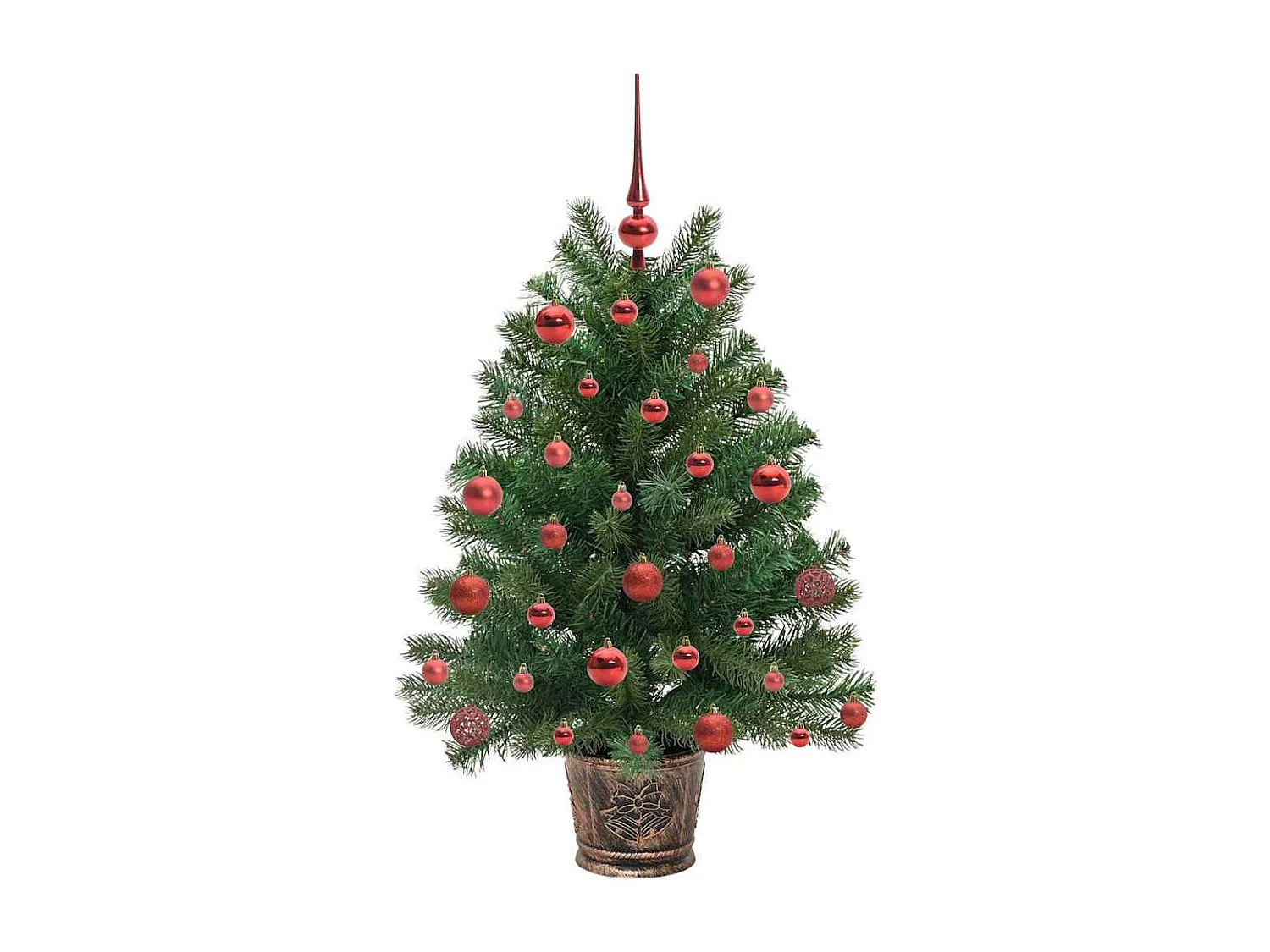 Sapin de Noël artificiel avec 150 LED Vert 95 cm PE et PVC