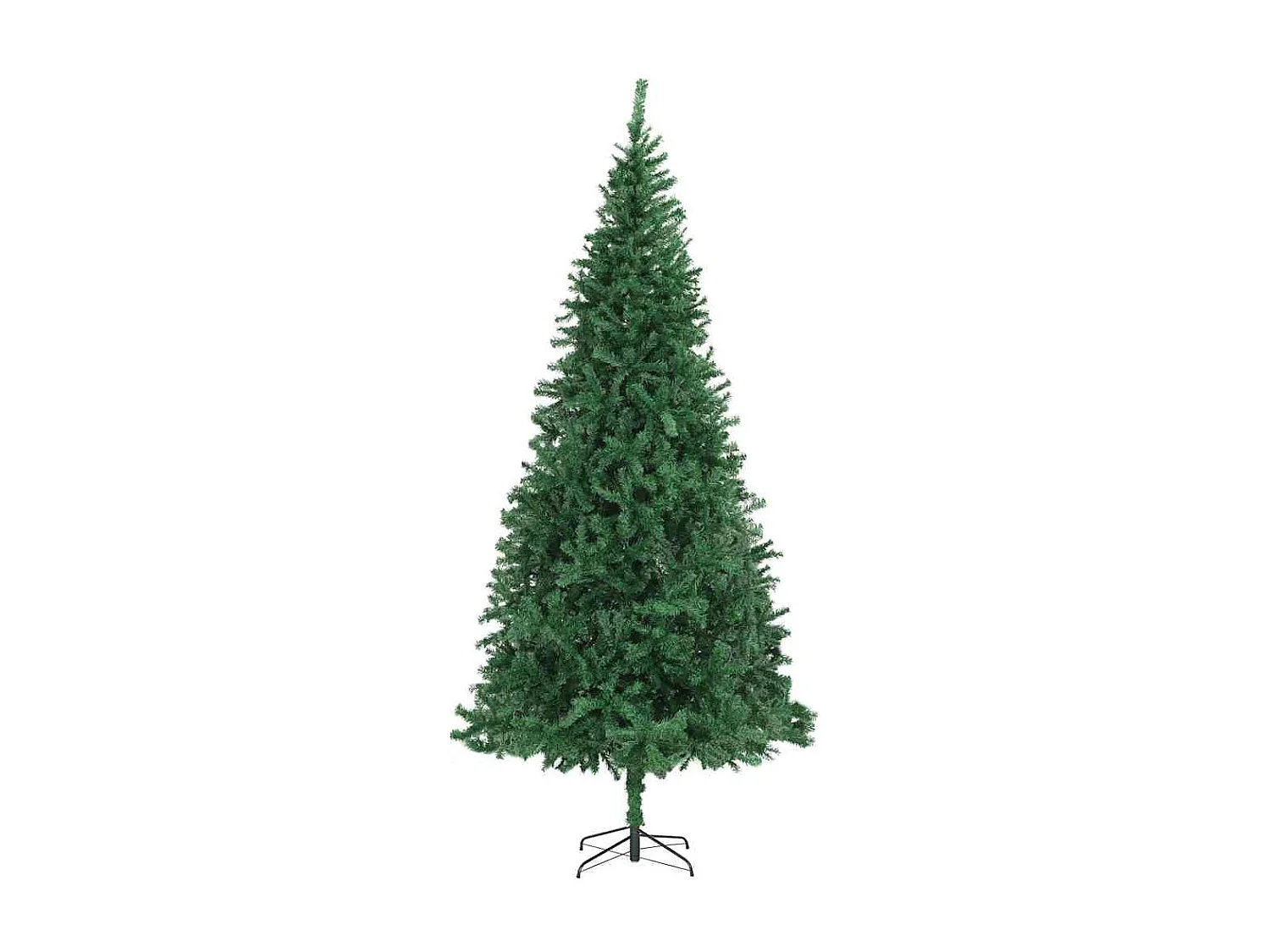 Künstlicher Weihnachtsbaum Grün 300 cm PVC, Metall und Kunststoff