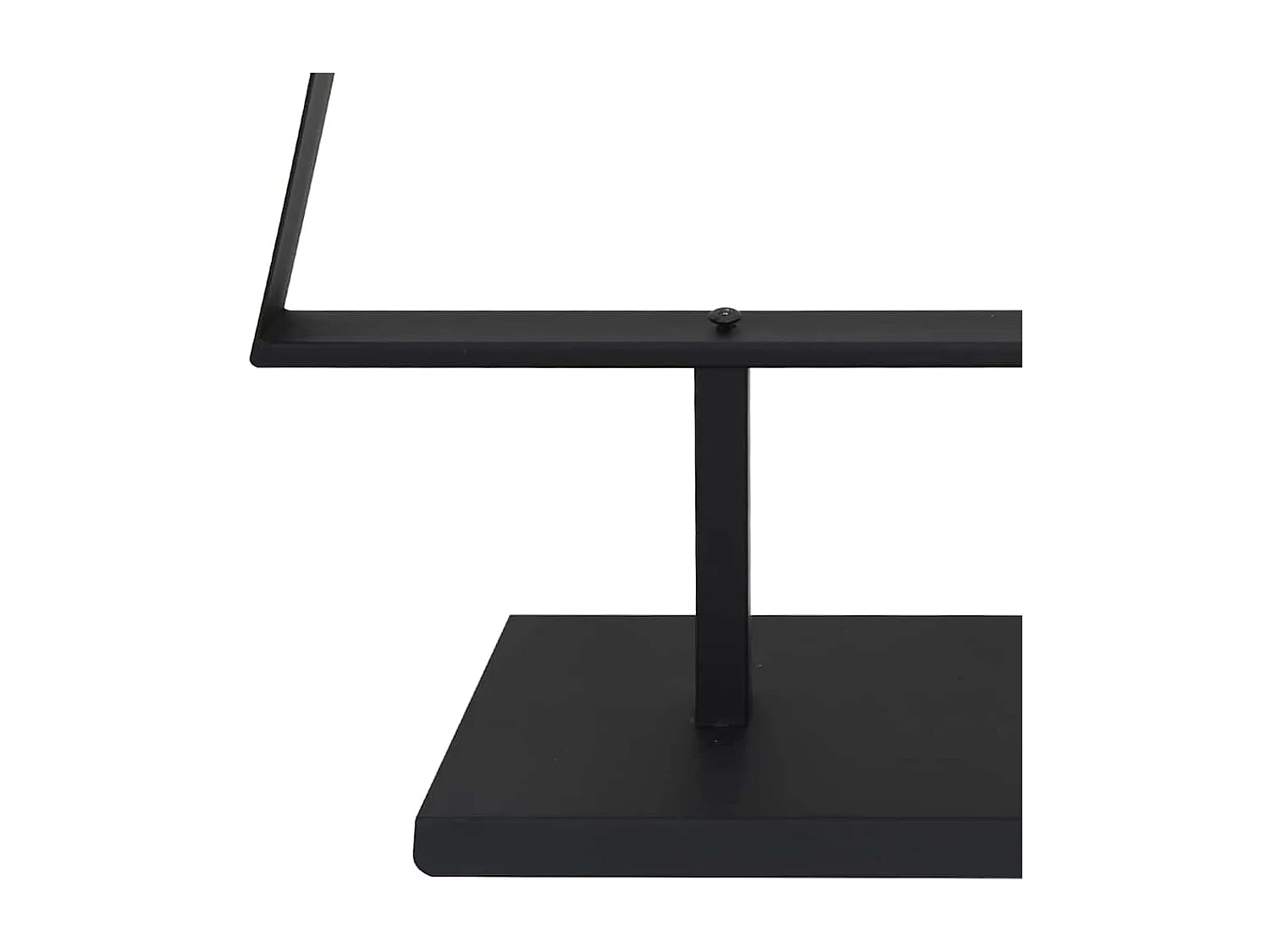 Metalen kerstboom met standaard Zwart 180 cm Staal