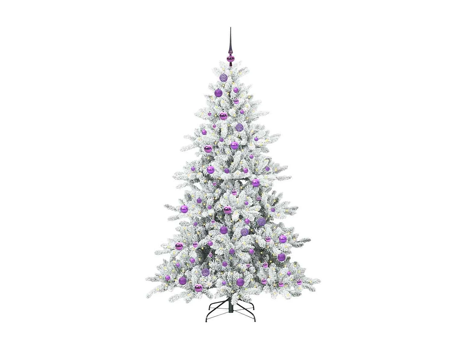 Künstlicher Weihnachtsbaum mit beweglichen Zweigen 180 cm PVC