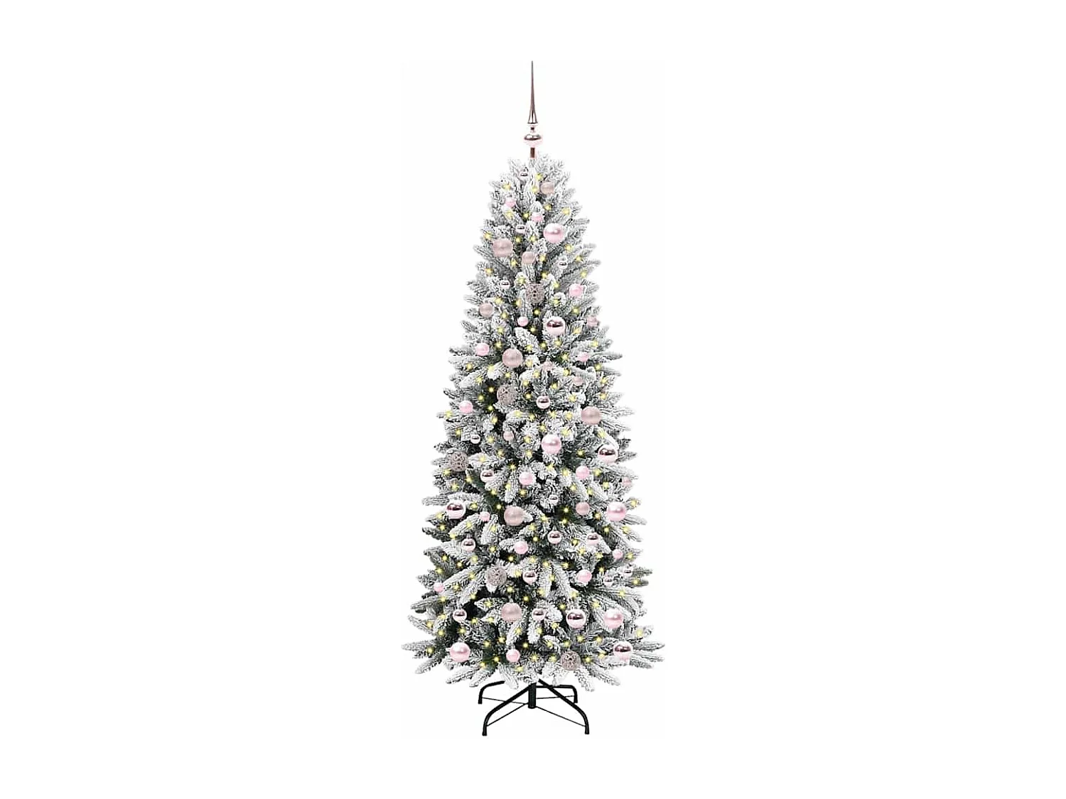 Kunstkerstboom met 300 LED's Wit 73 x 73 x 180 cm