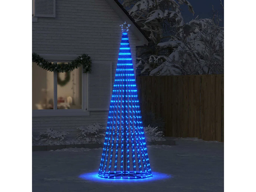 Sapin de Noël à LED 475 LED bleu 247 cm