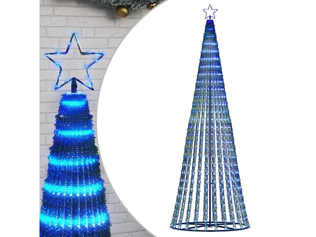 LED Kerstboom 475 LED's blauw 247 cm
