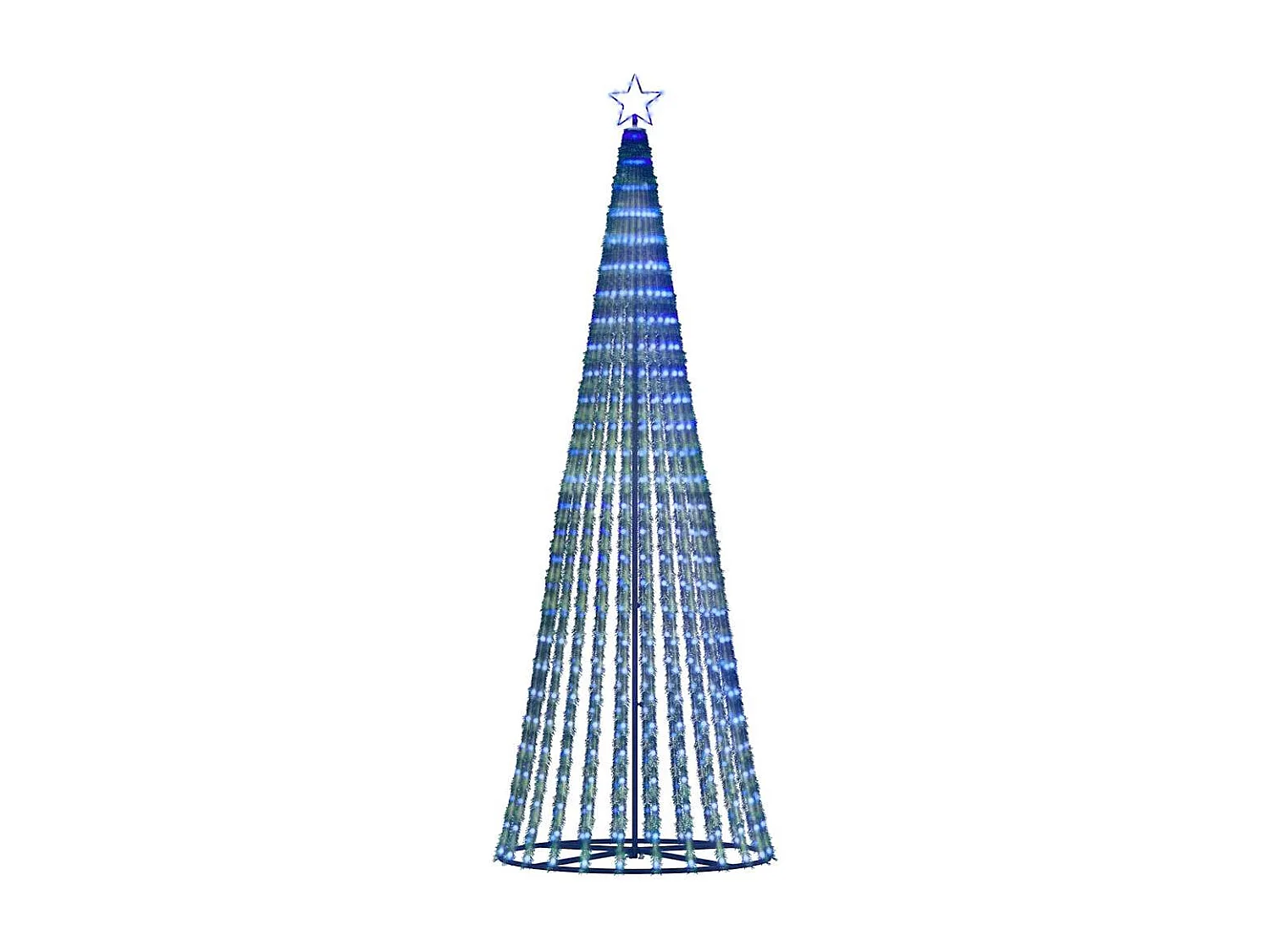 LED Kerstboom 475 LED's blauw 247 cm