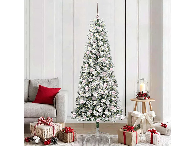 Albero di Natale artificiale con rami incernierati 210 cm