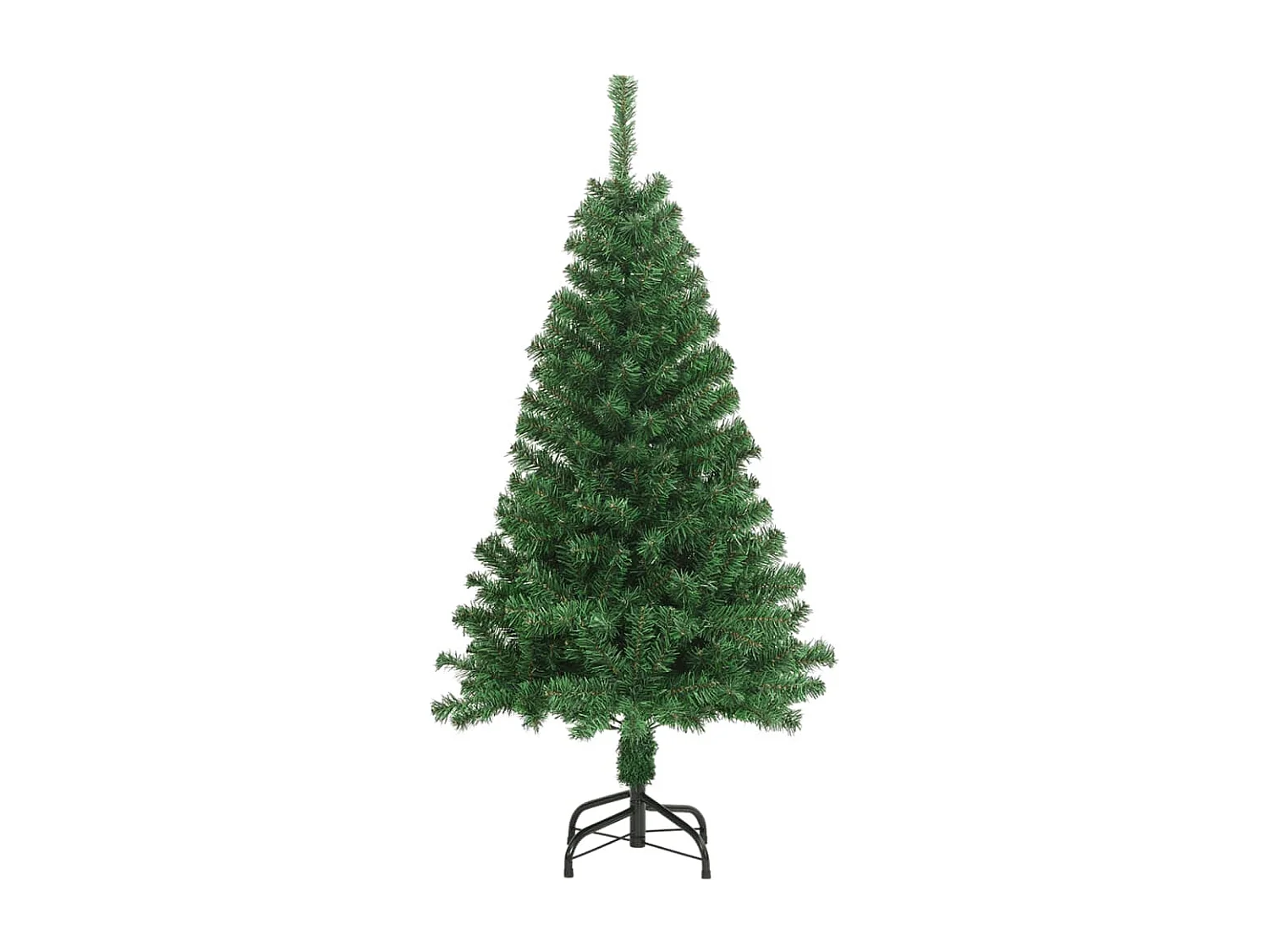 Arbre de Noël artificiel avec branches épaisses vert 120 cm PVC