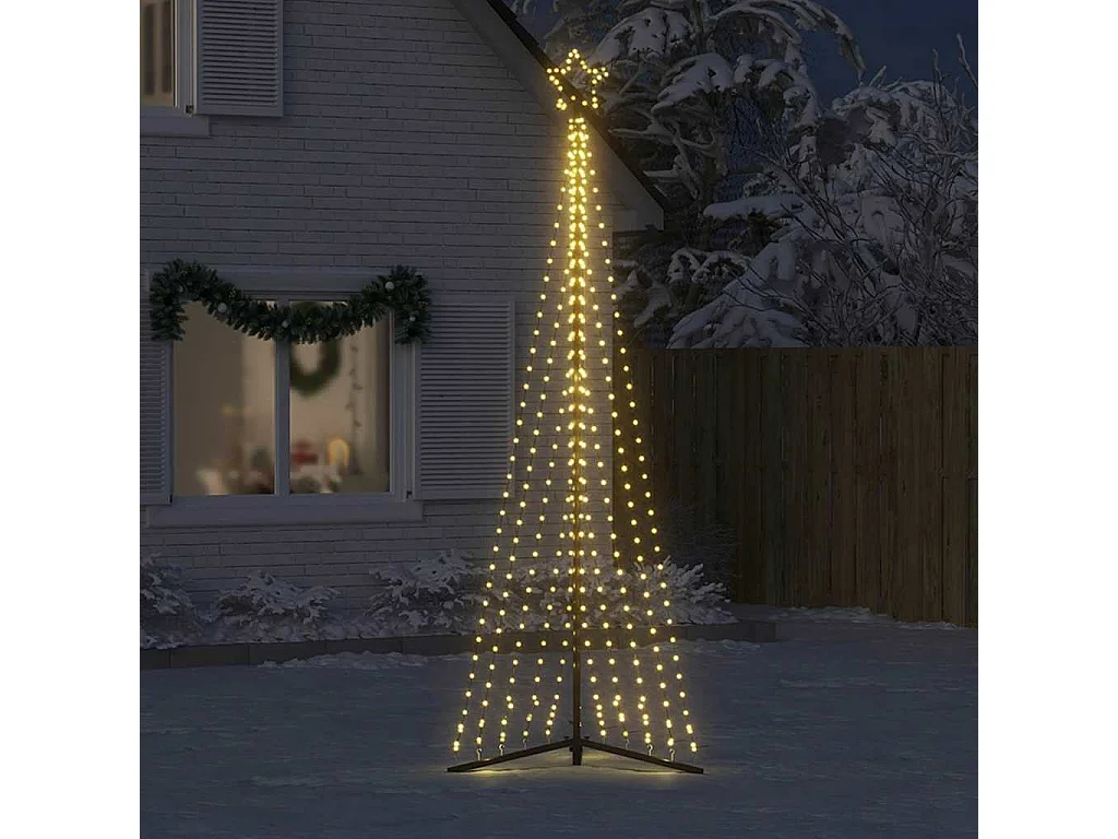 LED-kerstboom 495 warmwitte LED's 300,5 cm