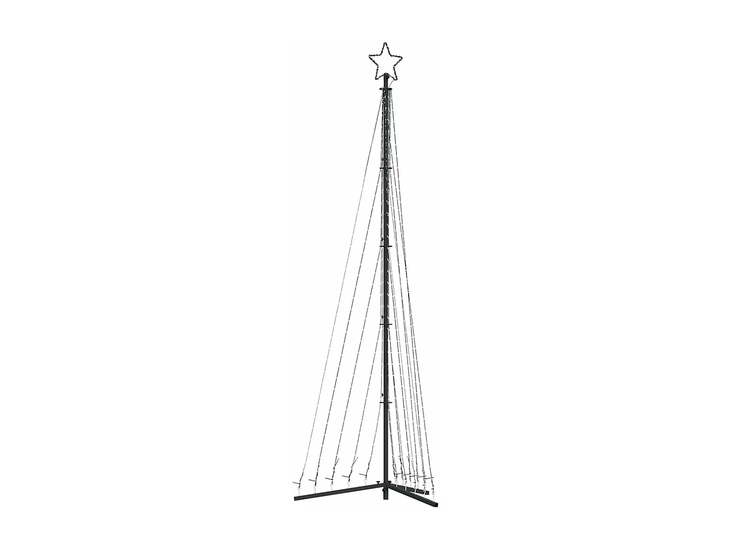 LED-kerstboom 495 warmwitte LED's 300,5 cm