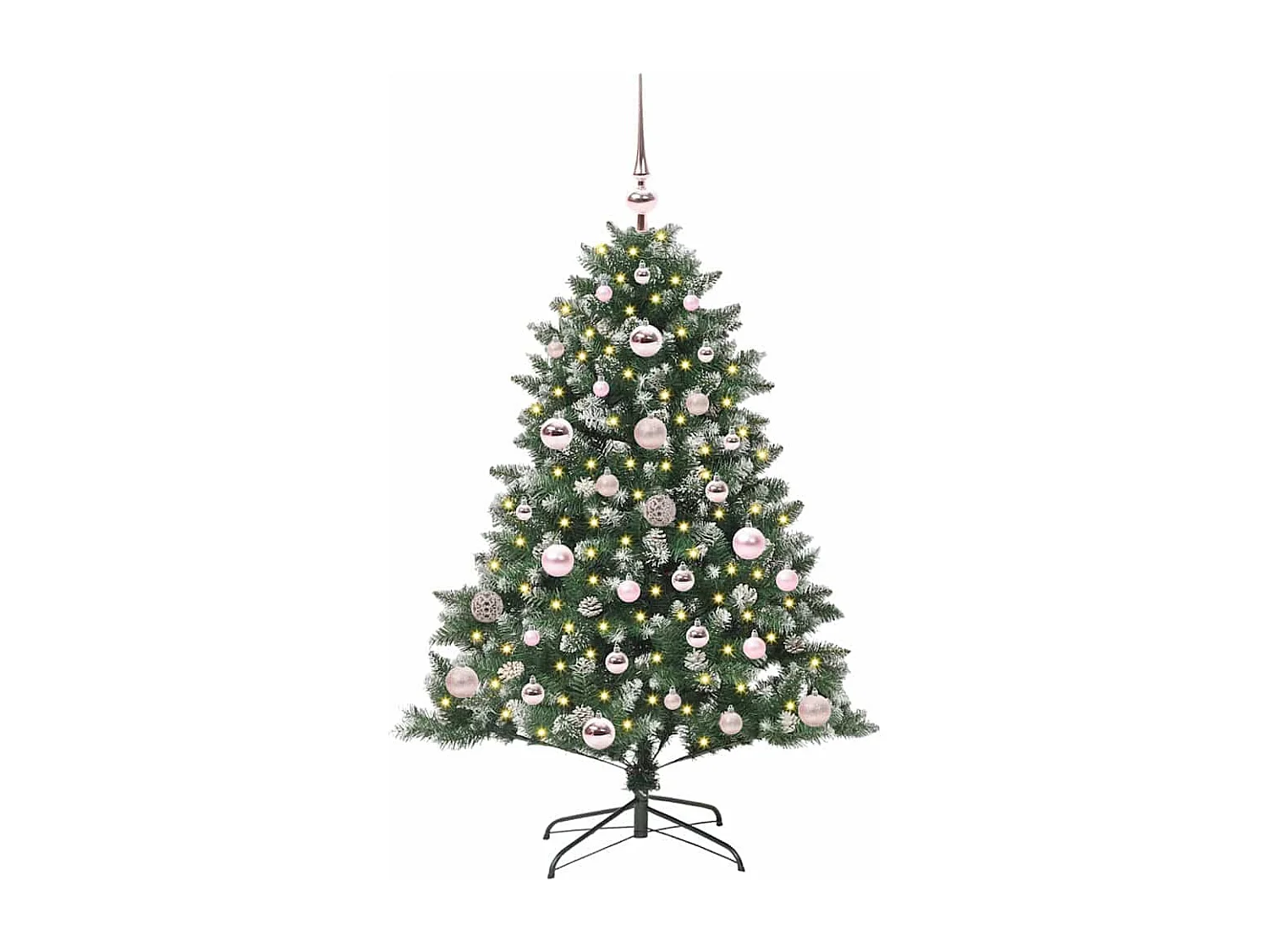 Albero di Natale artificiale con 150 LED Verde 85 x 85 x 120 cm