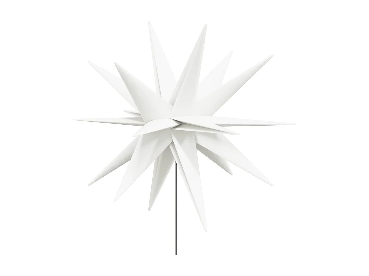 Luci di Natale con picchetti 3 pezzi LED flessibili bianchi 57 cm