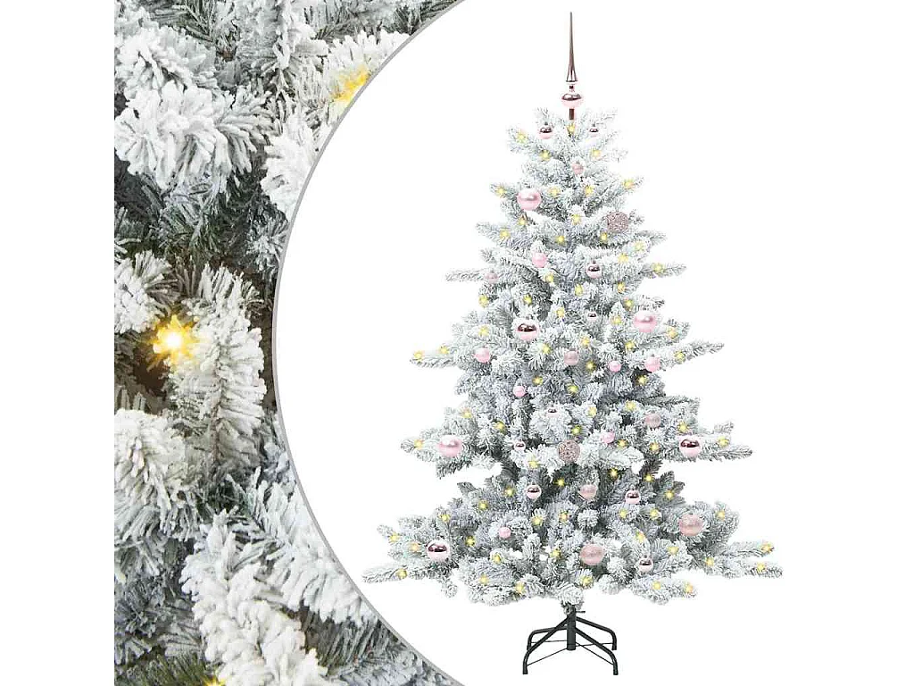 Kunstkerstboom met scharnierende takken 150 cm PVC