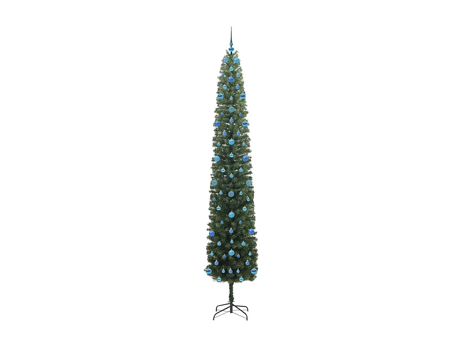 Albero di Natale artificiale Verde 270 cm PVC e acciaio e plastica