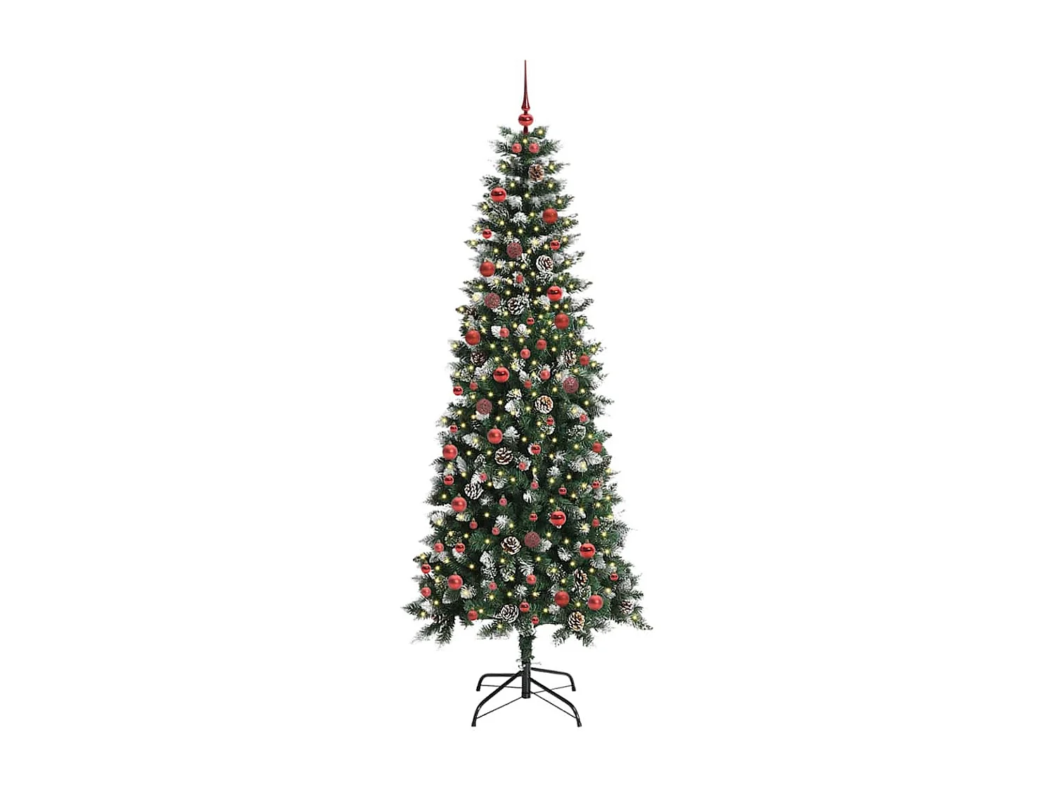 Sapin de Noël artificiel avec 300 LED Vert 86 x 86 x 210 cm