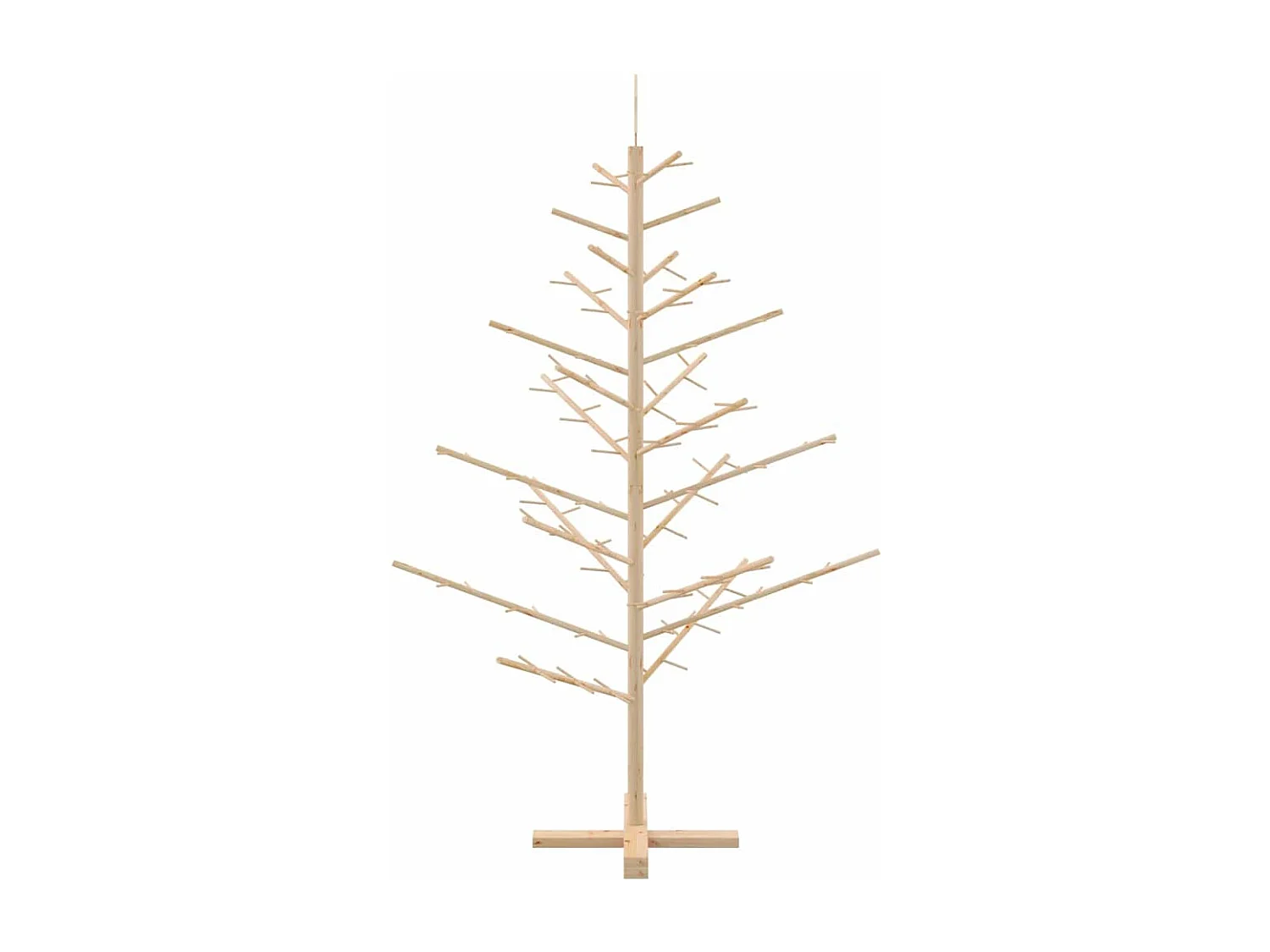 Naturholz Weihnachtsbaum 150 cm Massivholz Kiefer