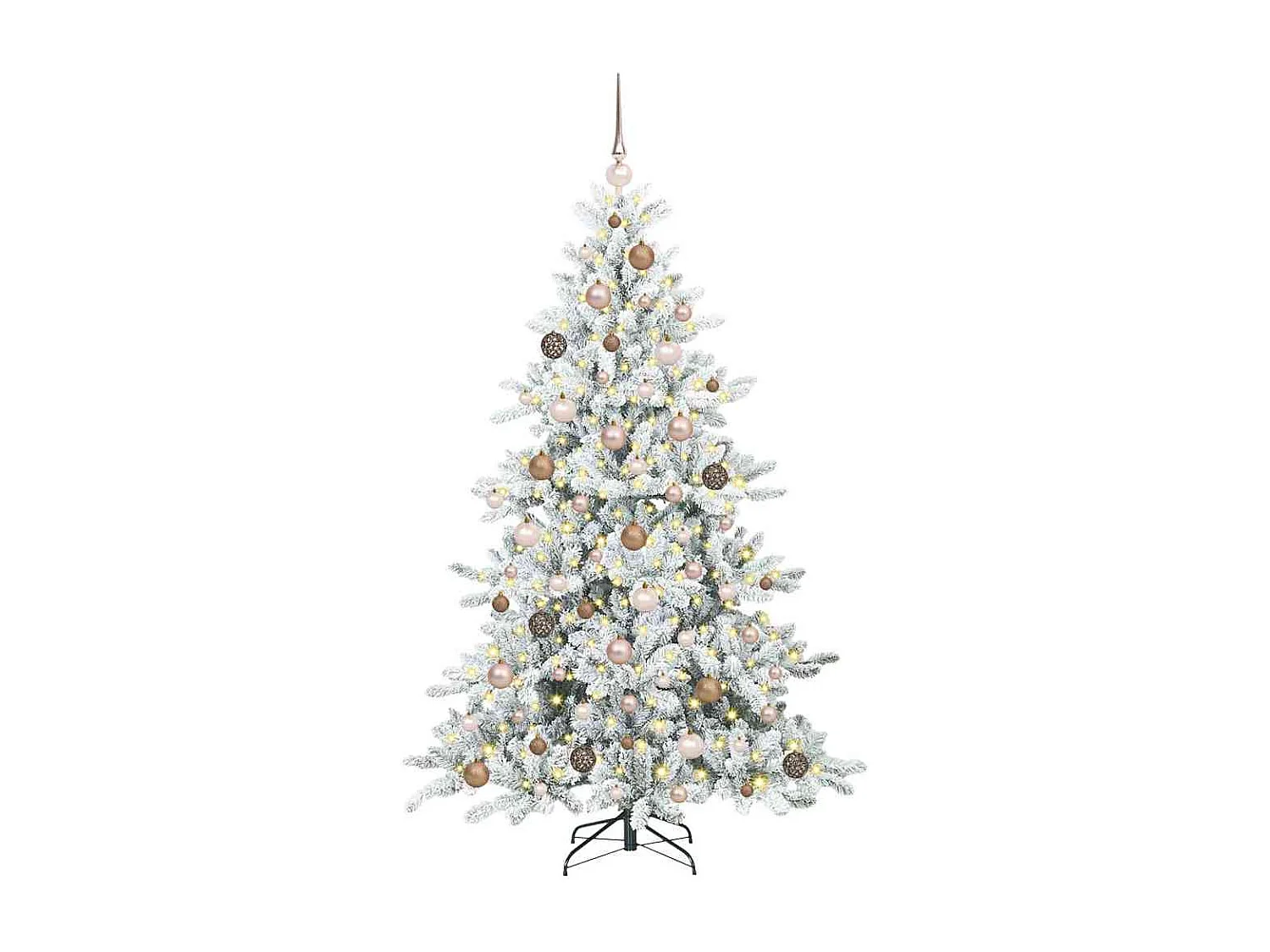 Künstlicher Weihnachtsbaum mit beweglichen Zweigen 180 cm PVC