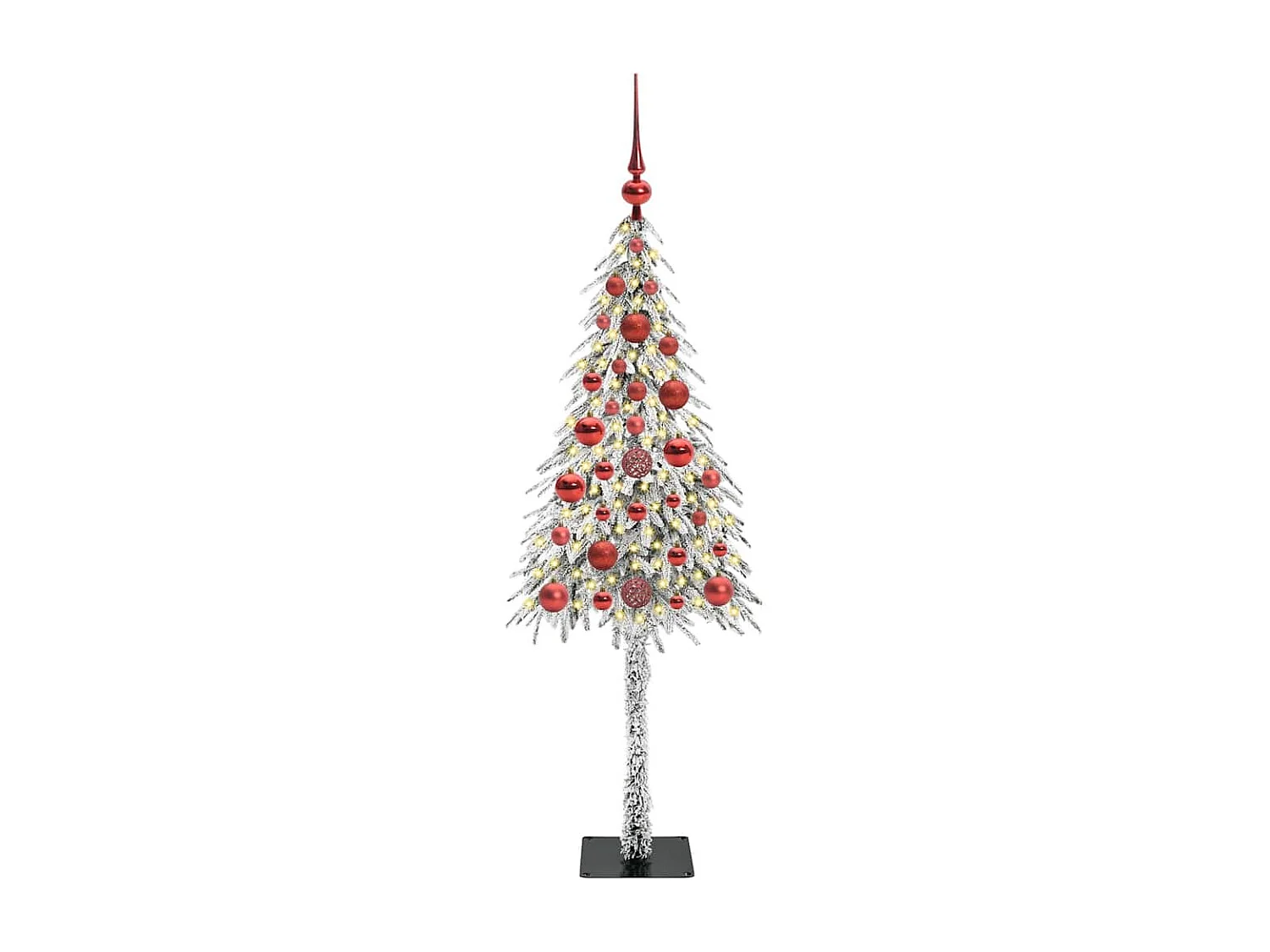 Sapin de Noël avec 150 LED Blanc 120 cm PE et Acier