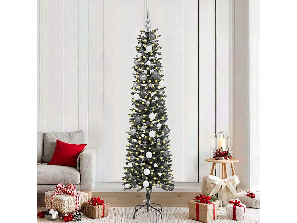 Sapin de Noël artificiel avec 300 LED Vert 58 x 58 x 210 cm