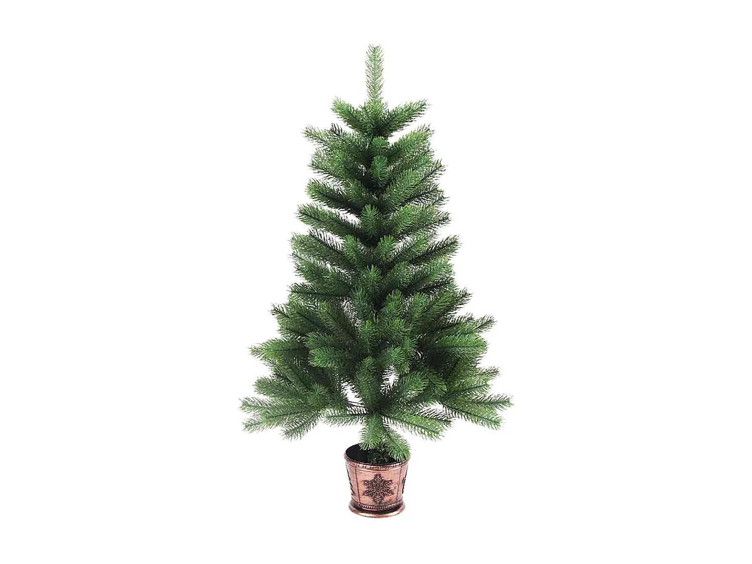 Sapin de Noël avec 150 LED avec support Vert 90 cm PE