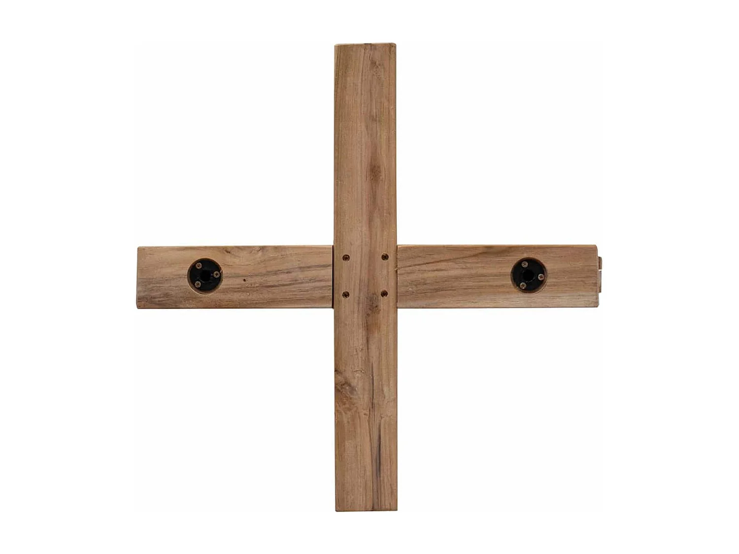 Weihnachtsbaum mit Ständer Braun 150 cm Massivholz Teak